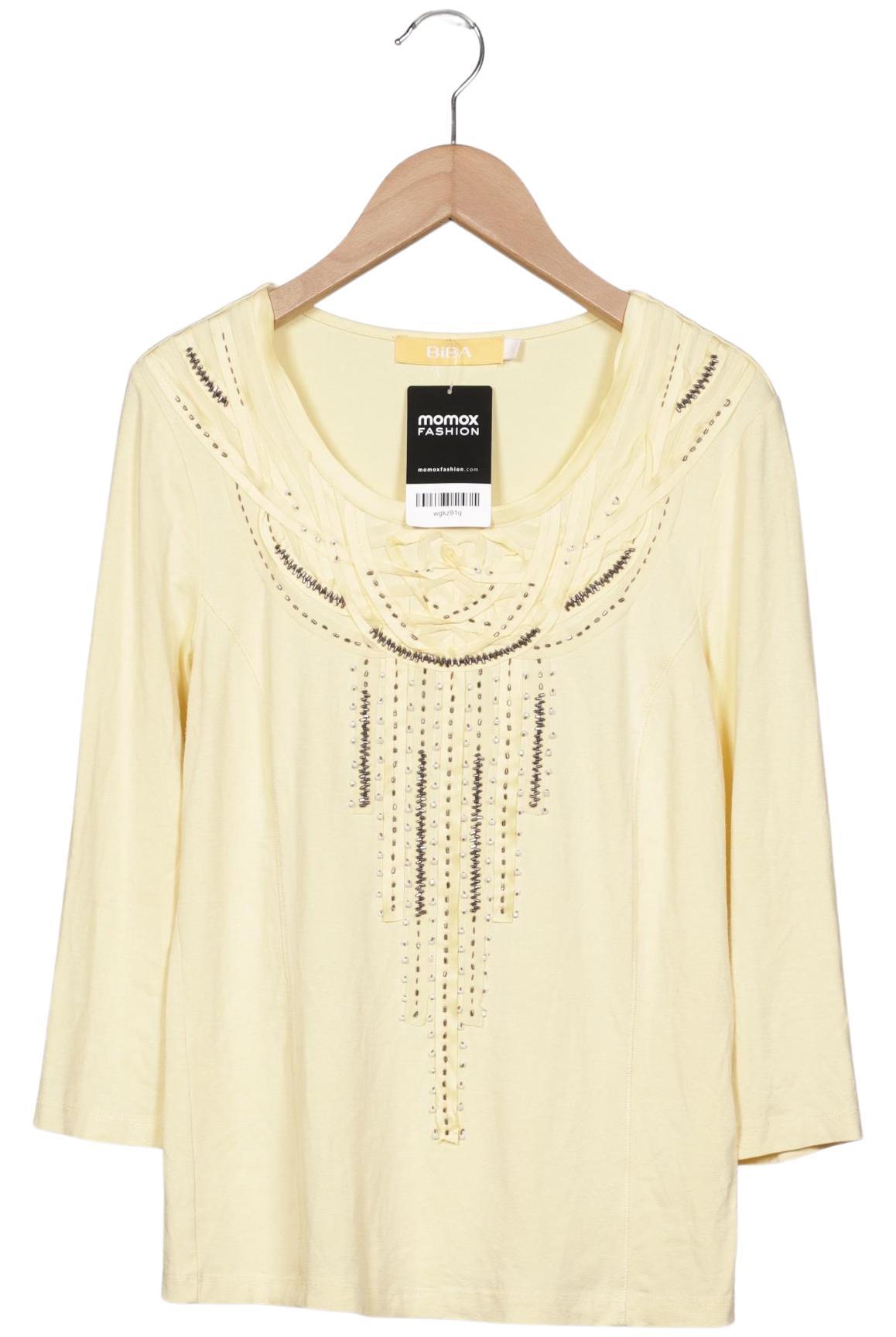 

BiBA Damen Langarmshirt, gelb, Gr. 36