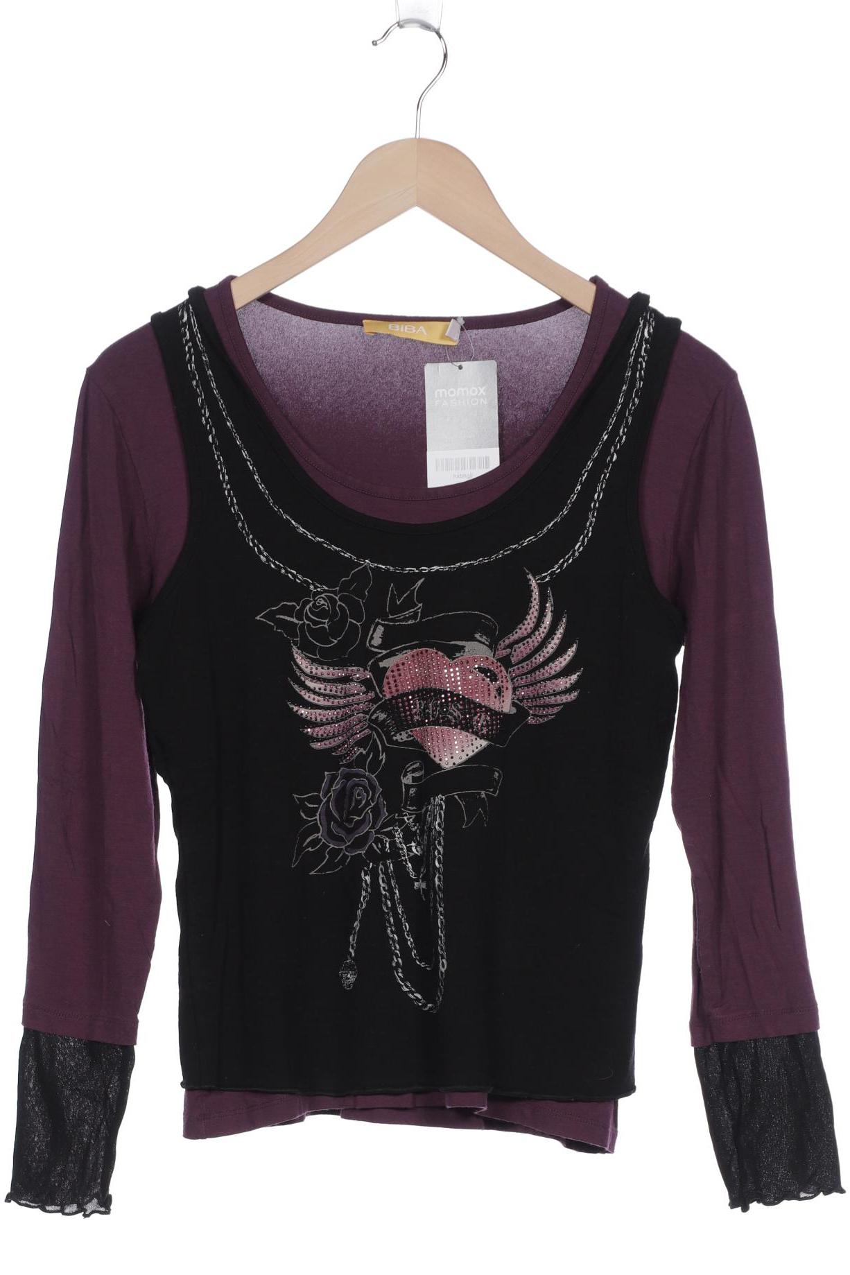 

BiBA Damen Langarmshirt, schwarz, Gr. 38