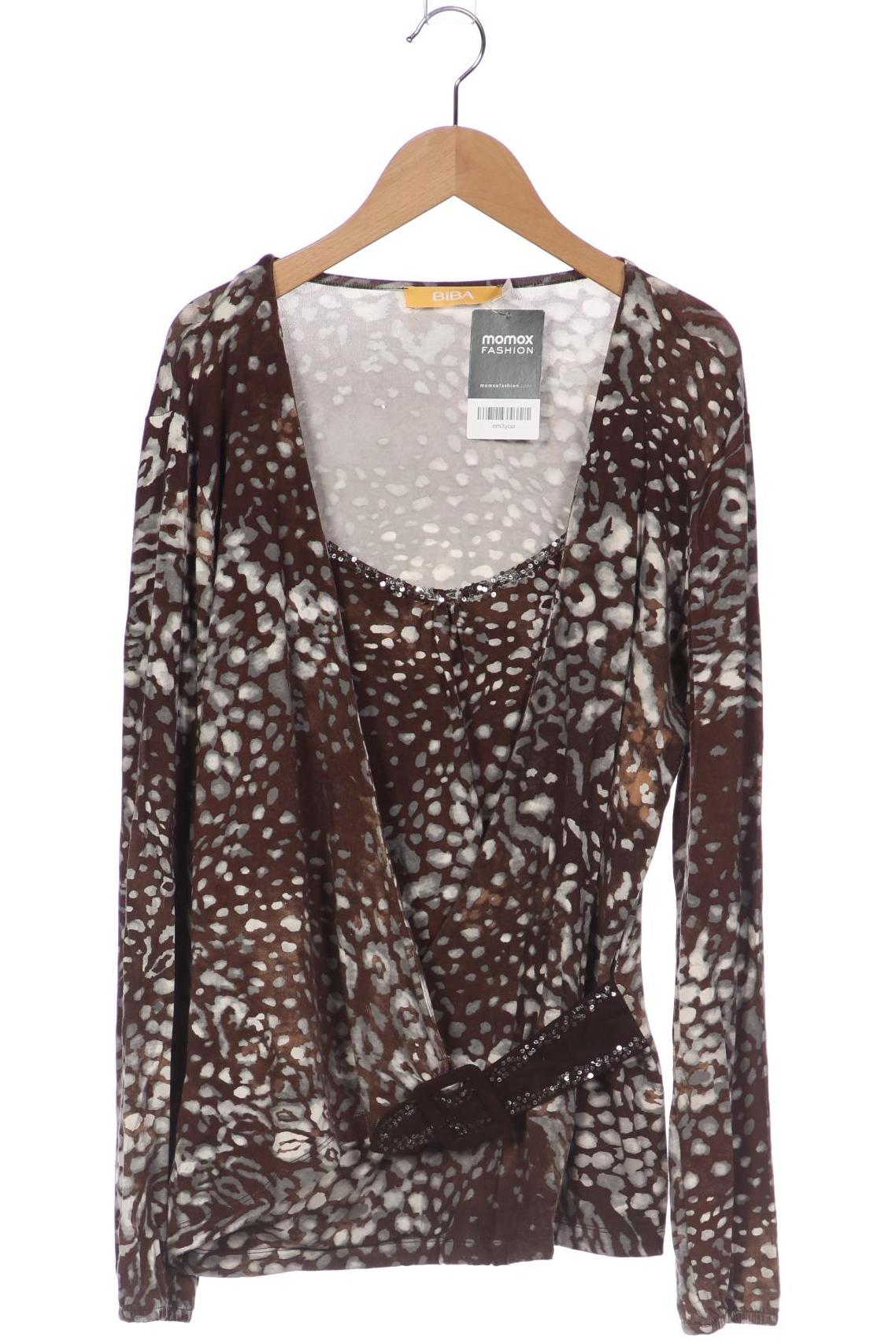 

BiBA Damen Langarmshirt, braun, Gr. 38