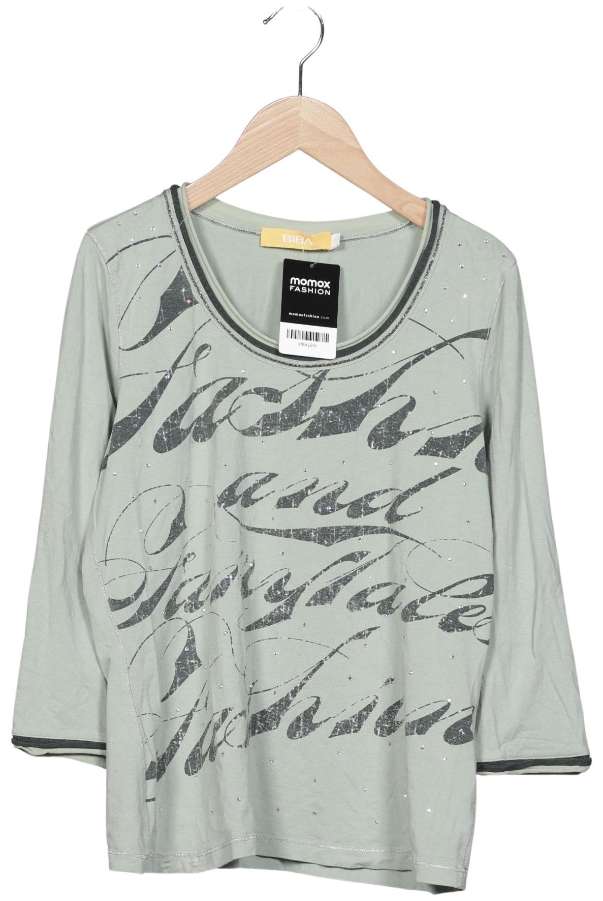 

BiBA Damen Langarmshirt, grün, Gr. 36