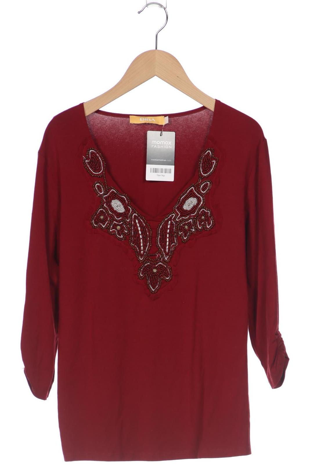 

BiBA Damen Langarmshirt, bordeaux, Gr. 42