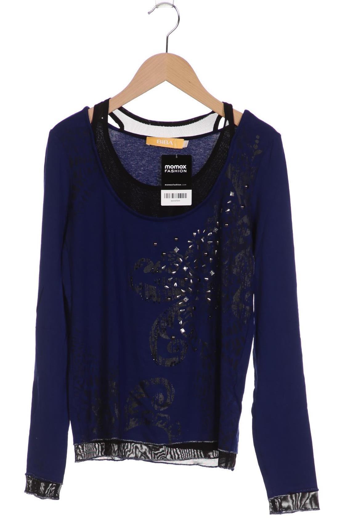 

BiBA Damen Langarmshirt, marineblau, Gr. 34