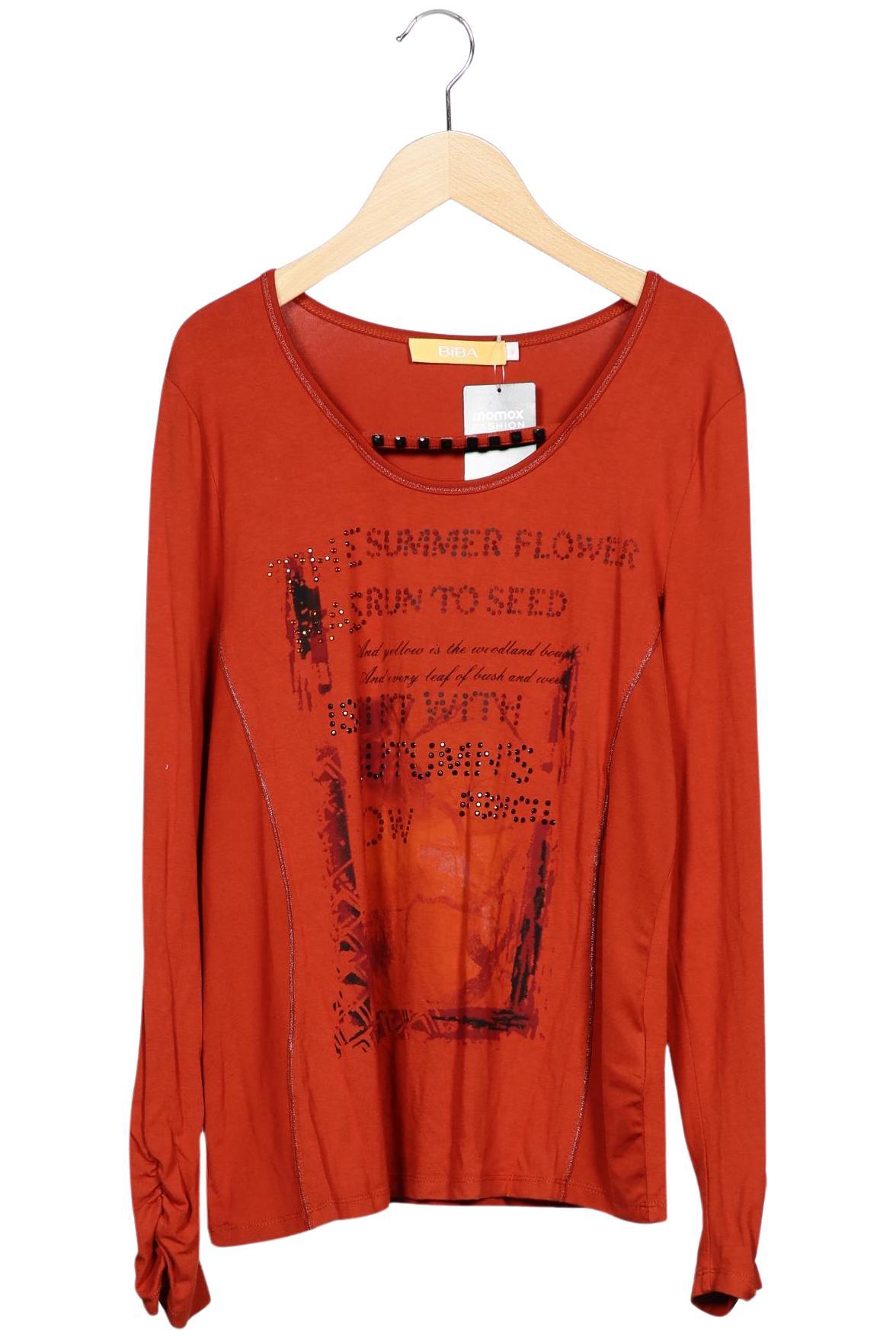 

BiBA Damen Langarmshirt, orange, Gr. 38