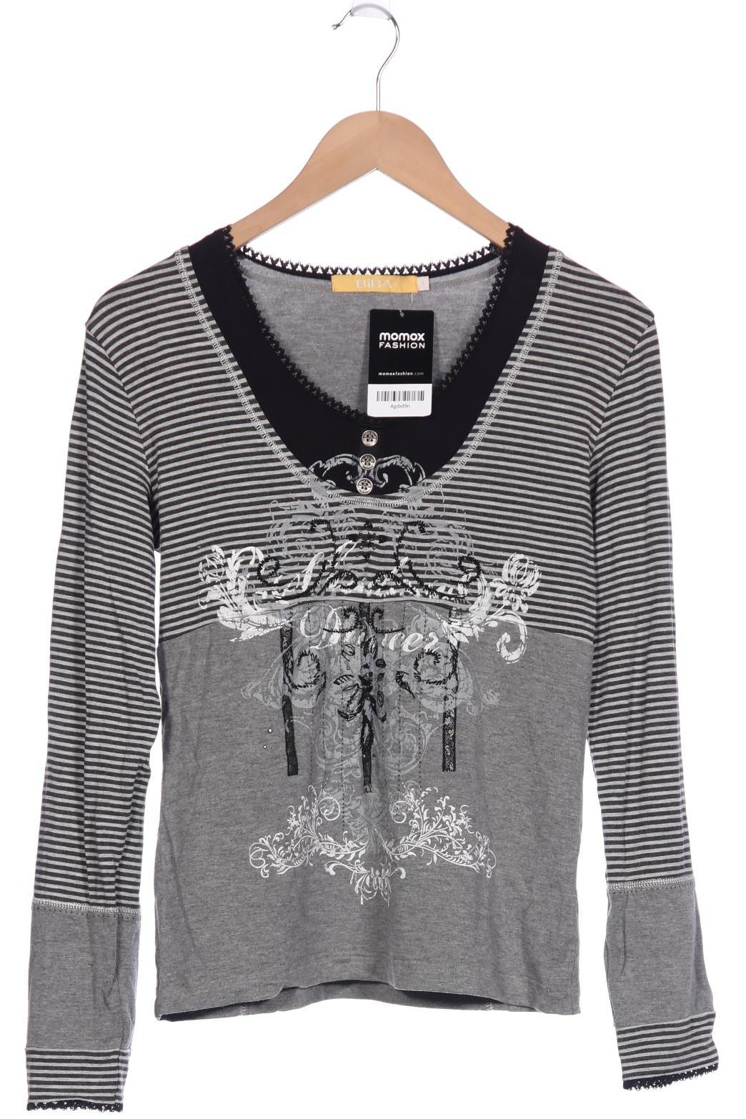 

BiBA Damen Langarmshirt, grau, Gr. 38