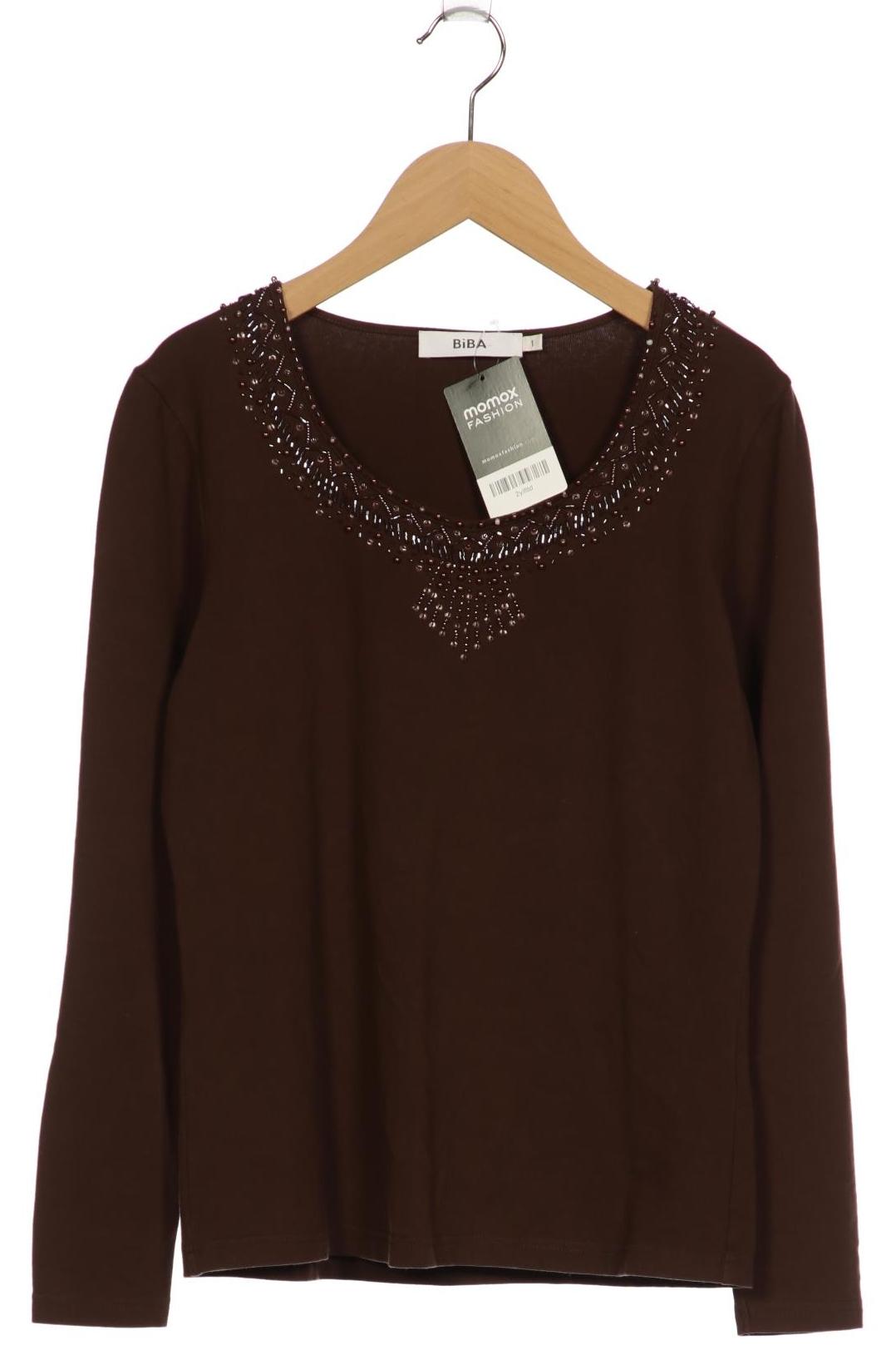 

BiBA Damen Langarmshirt, braun, Gr. 36