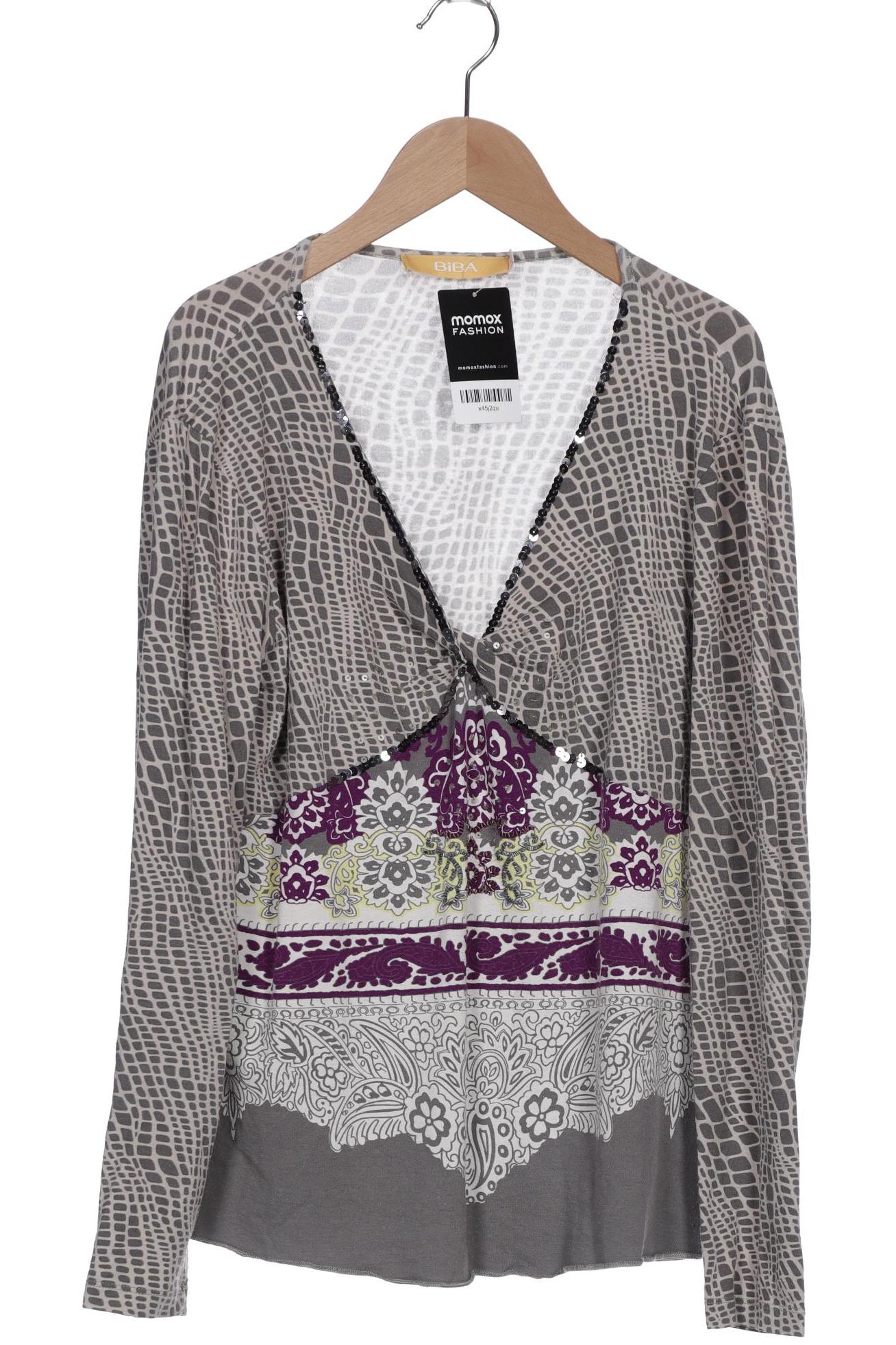 

BiBA Damen Langarmshirt, grau, Gr. 42