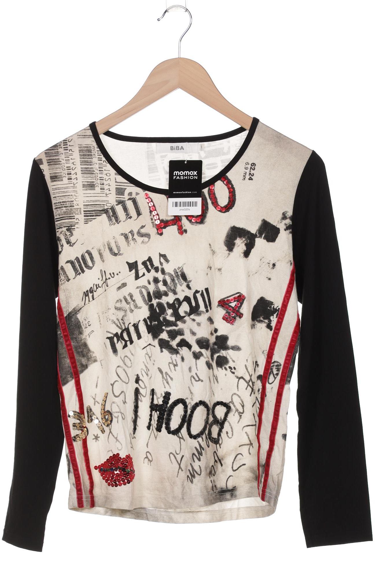 

BiBA Damen Langarmshirt, schwarz, Gr. 38