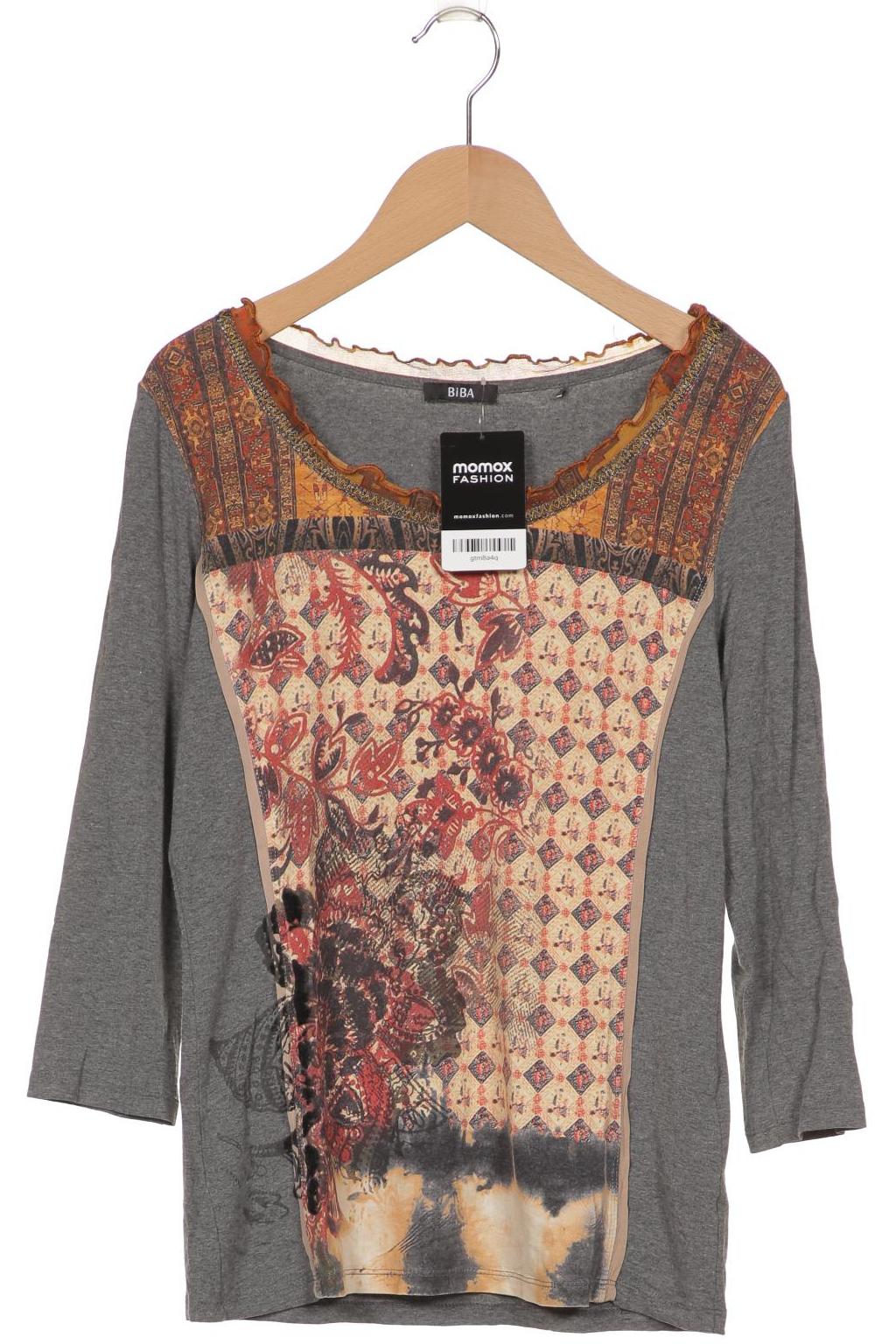 

BiBA Damen Langarmshirt, grau, Gr. 34
