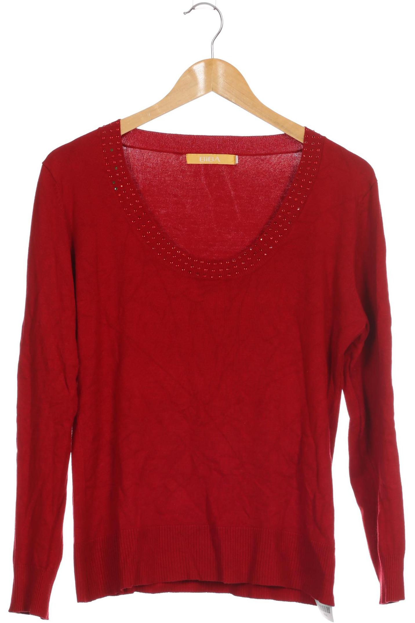 

BiBA Damen Pullover, rot, Gr. 42