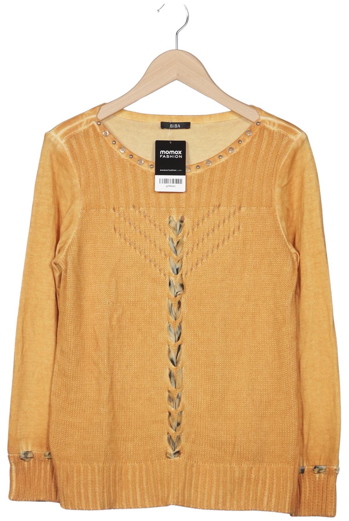 

BiBA Damen Pullover, gelb, Gr. 38