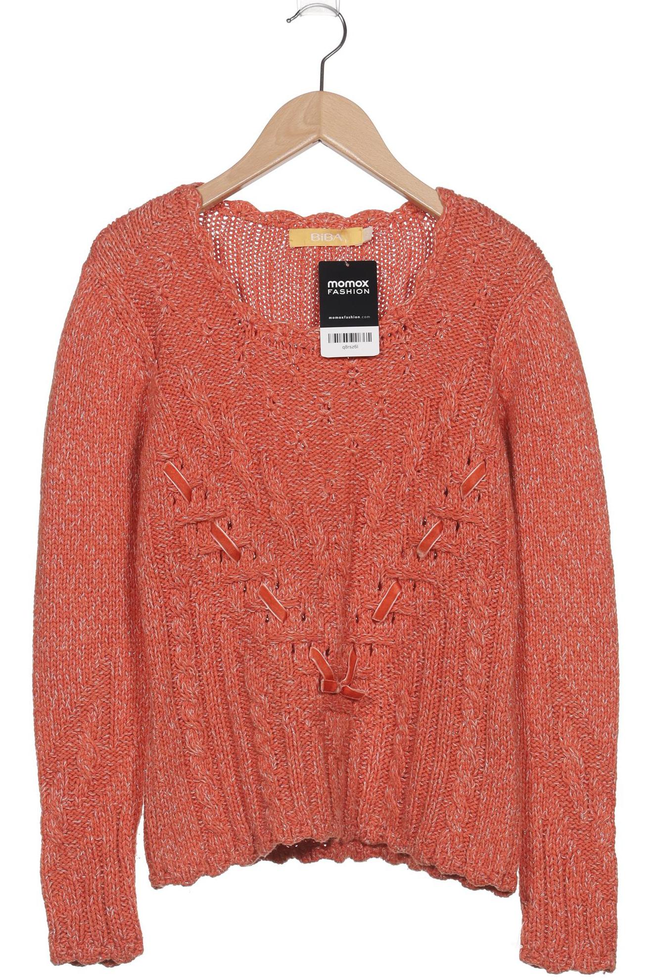 

BiBA Damen Pullover, orange, Gr. 36