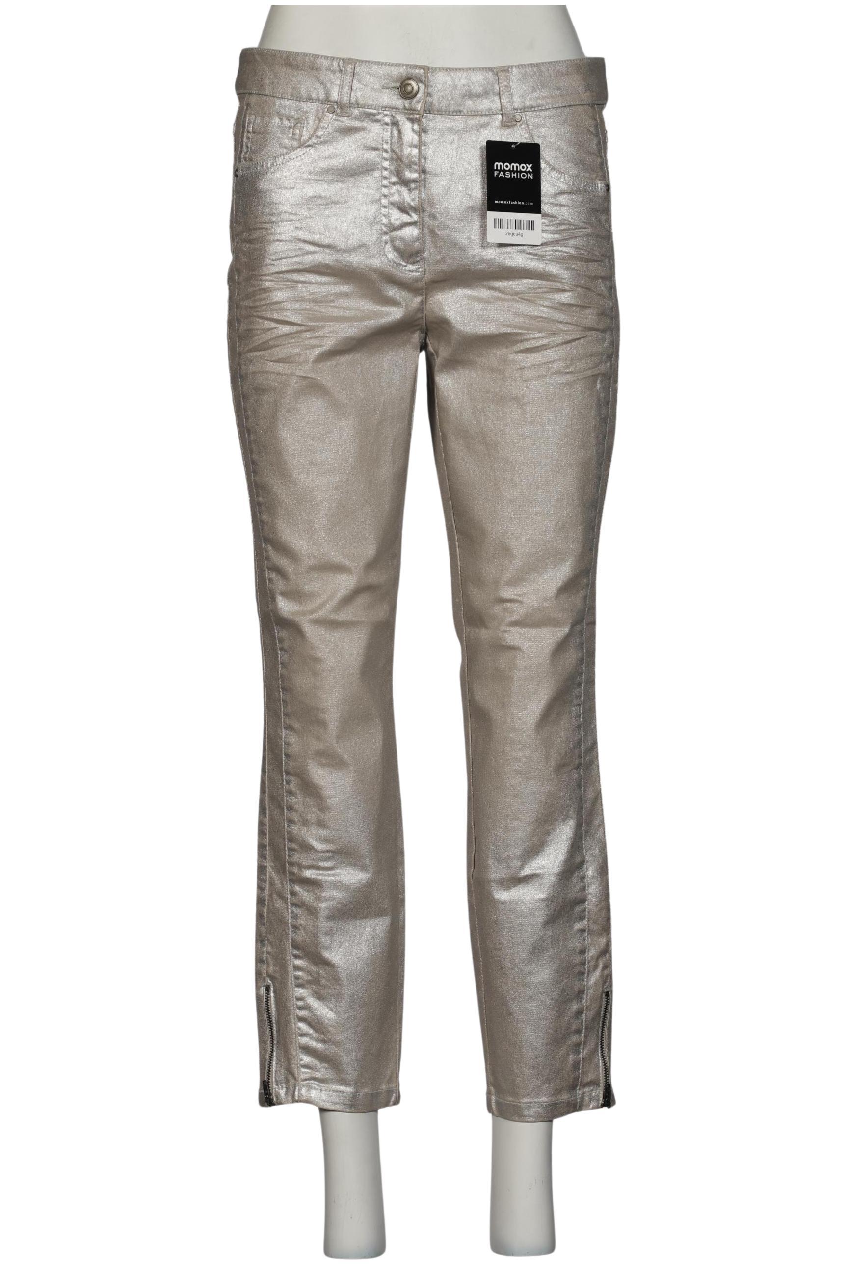 

BiBA Damen Stoffhose, silber, Gr. 38