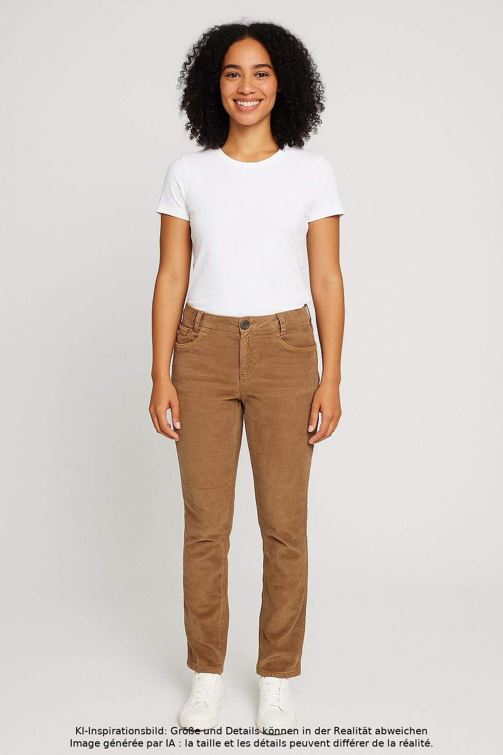 

BiBA Damen Stoffhose, beige, Gr. 31