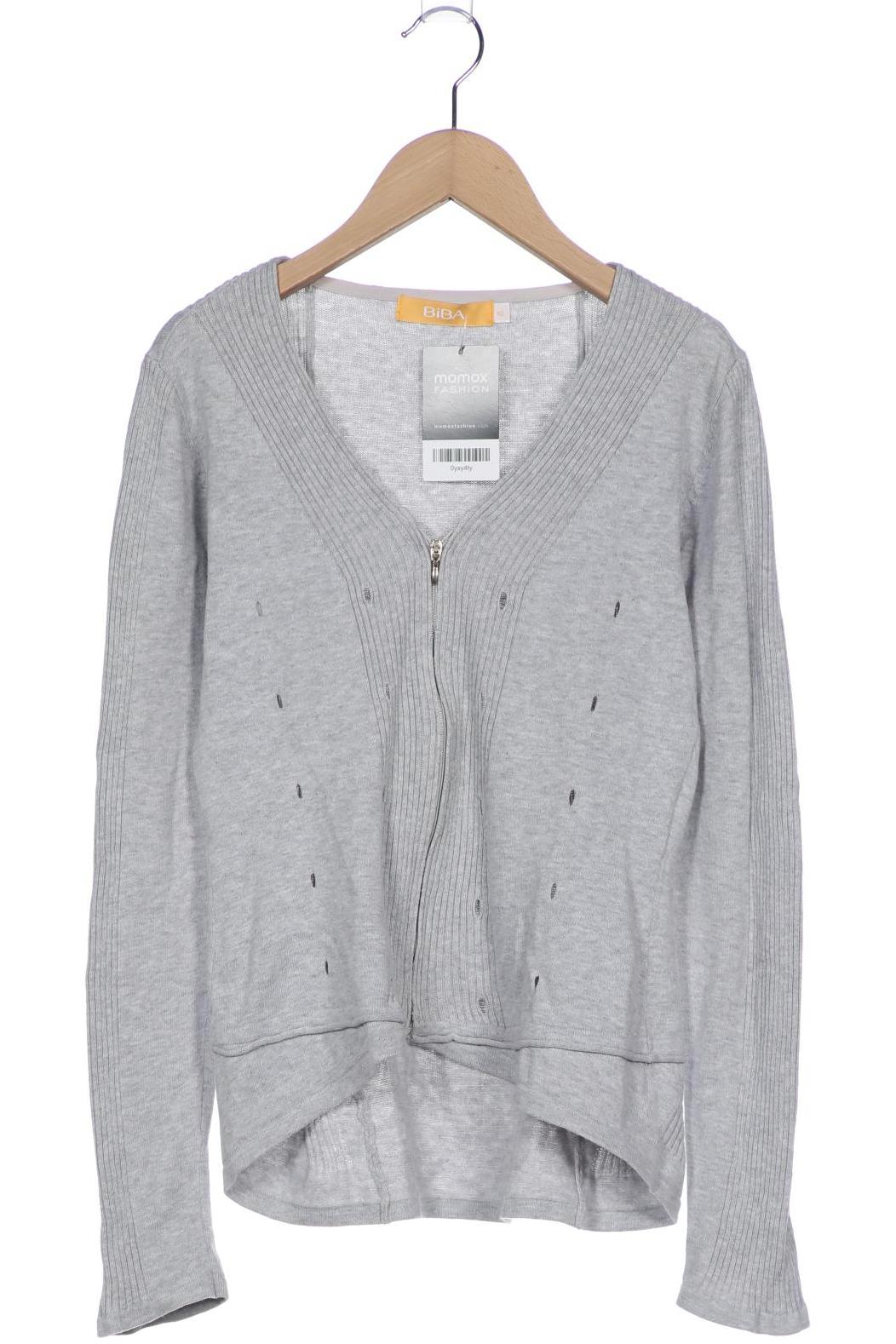 

BiBA Damen Strickjacke, grau, Gr. 34