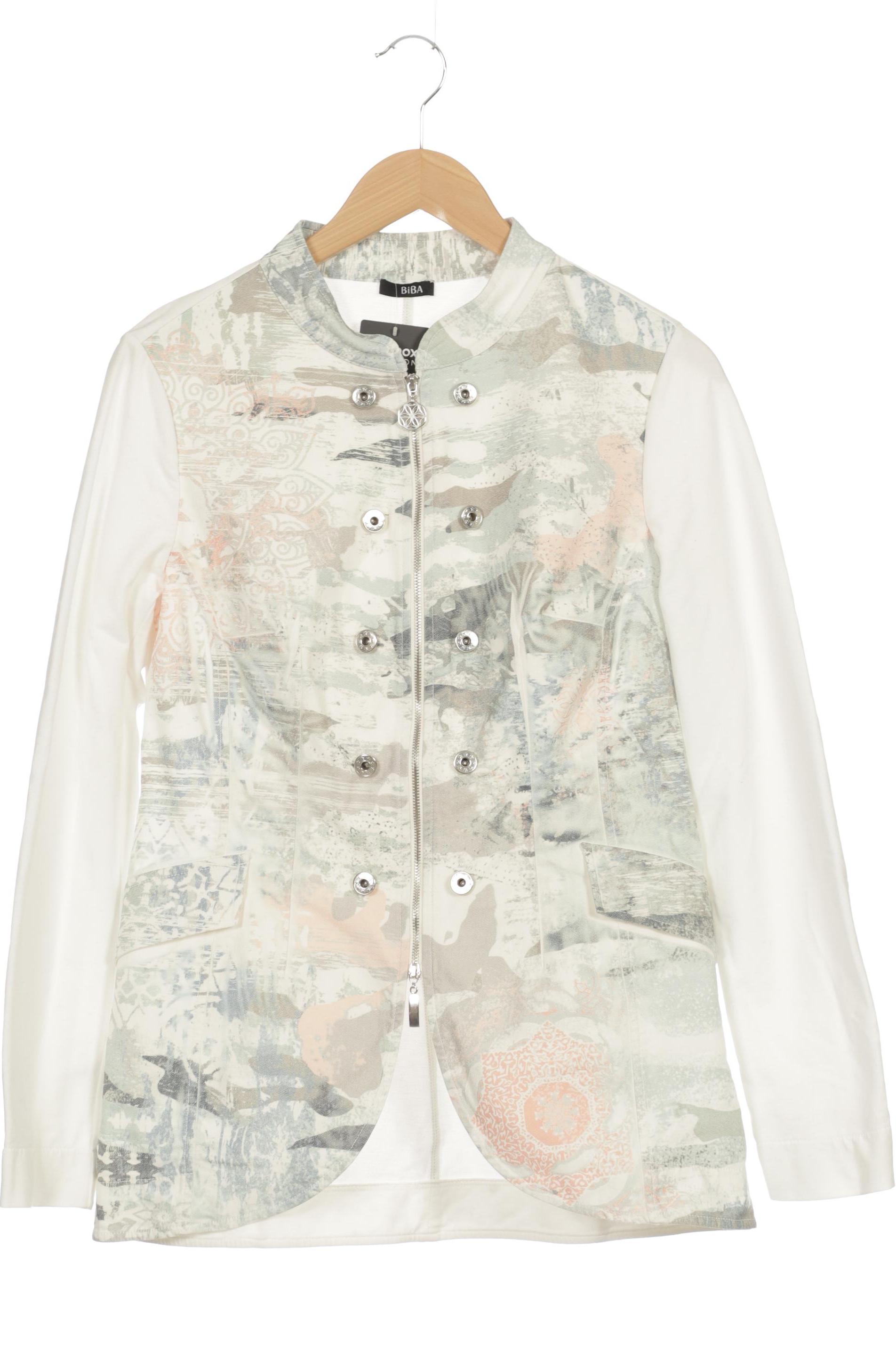 

BiBA Damen Strickjacke, weiß, Gr. 36