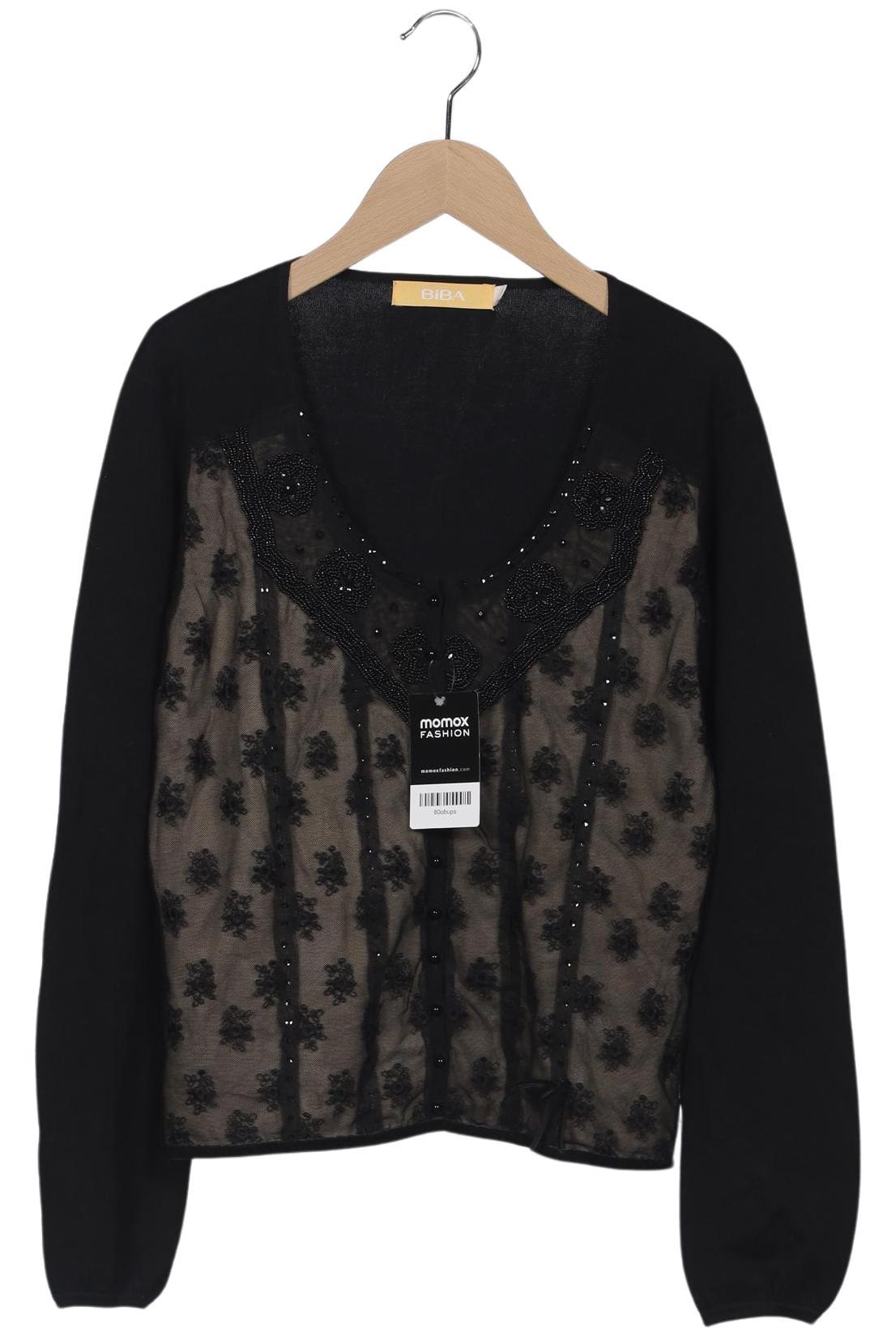 

BiBA Damen Strickjacke, schwarz, Gr. 38