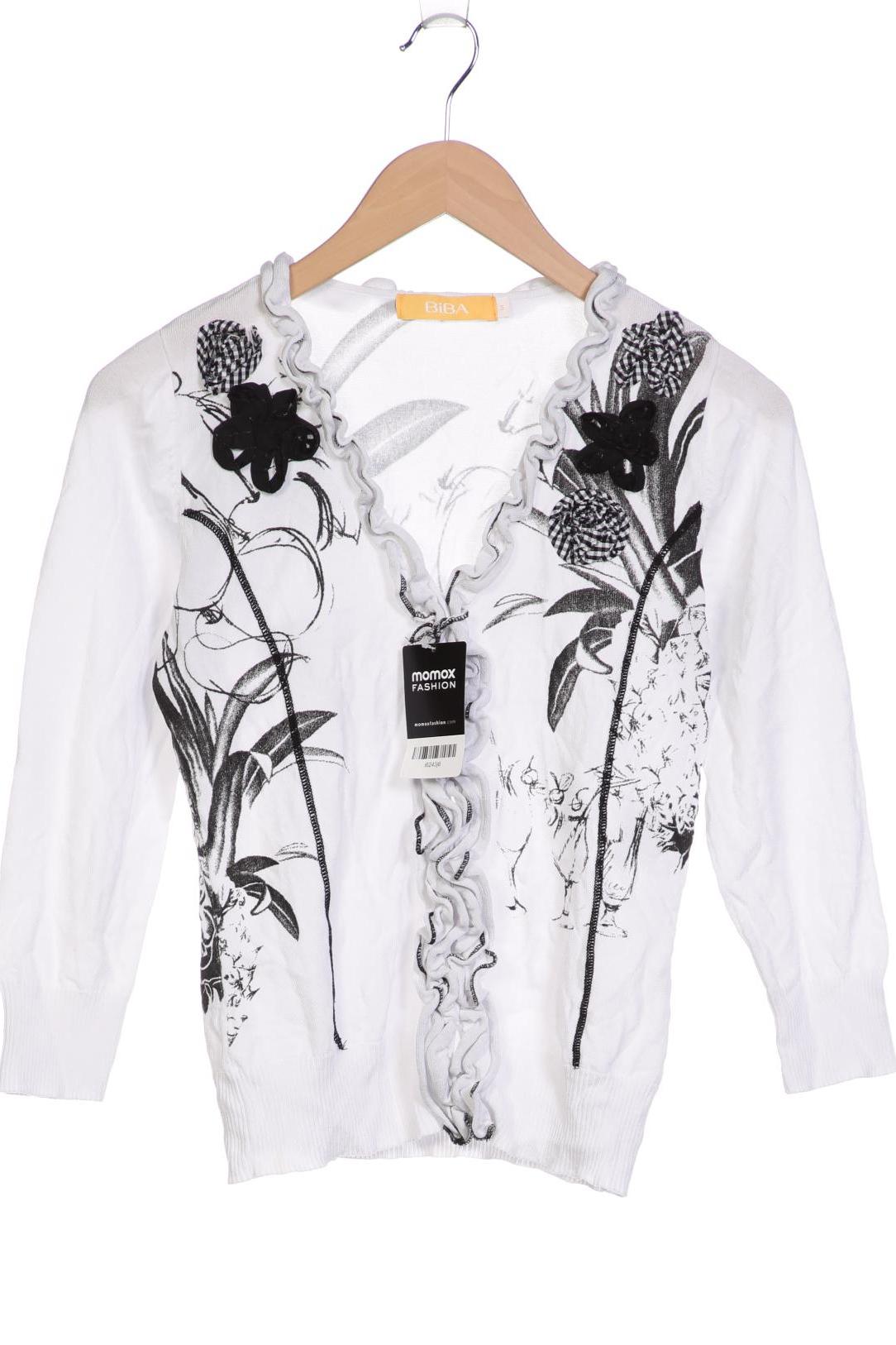 

BiBA Damen Strickjacke, weiß, Gr. 36