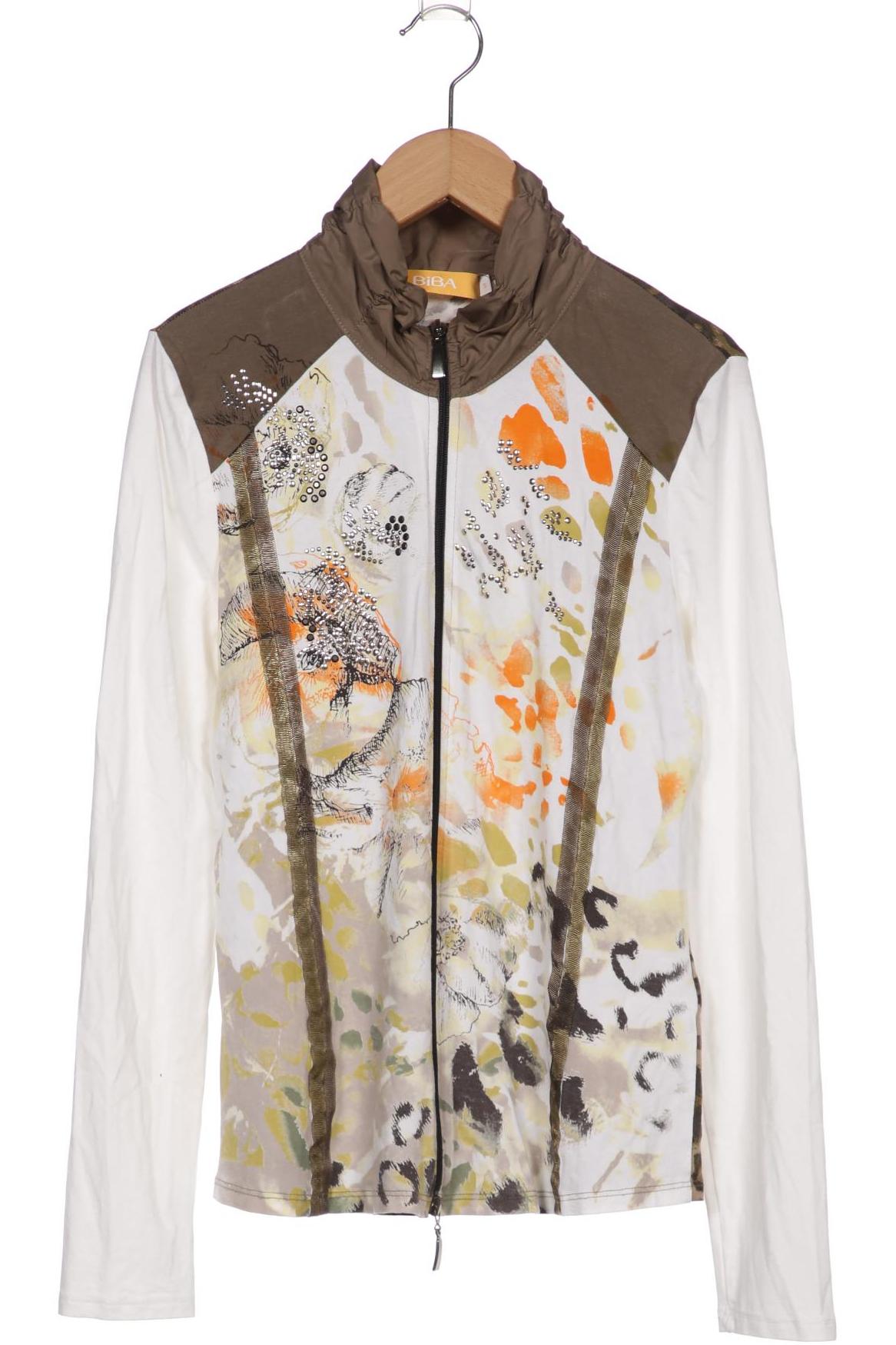 

BiBA Damen Strickjacke, weiß, Gr. 36