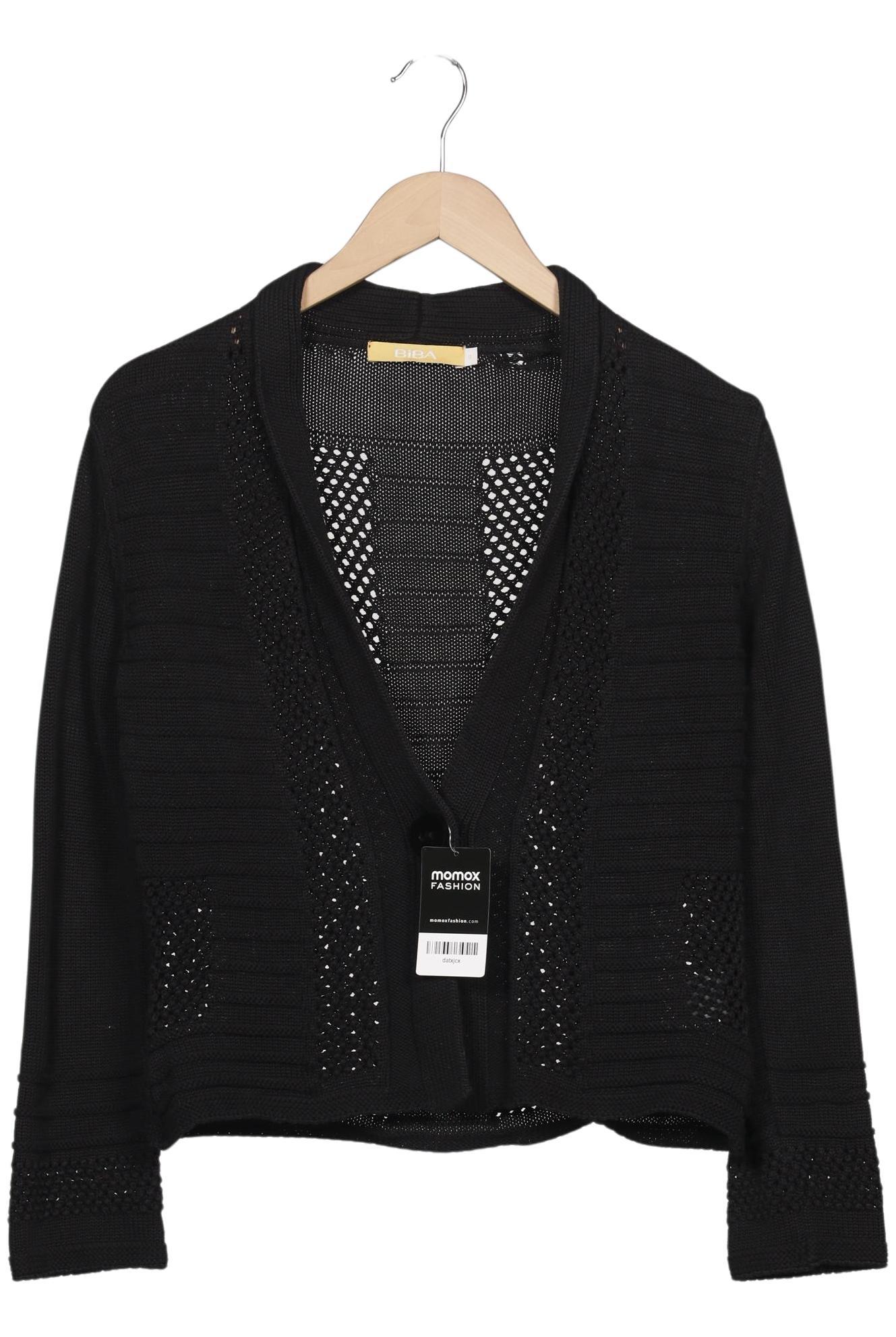 

BiBA Damen Strickjacke, schwarz, Gr. 36