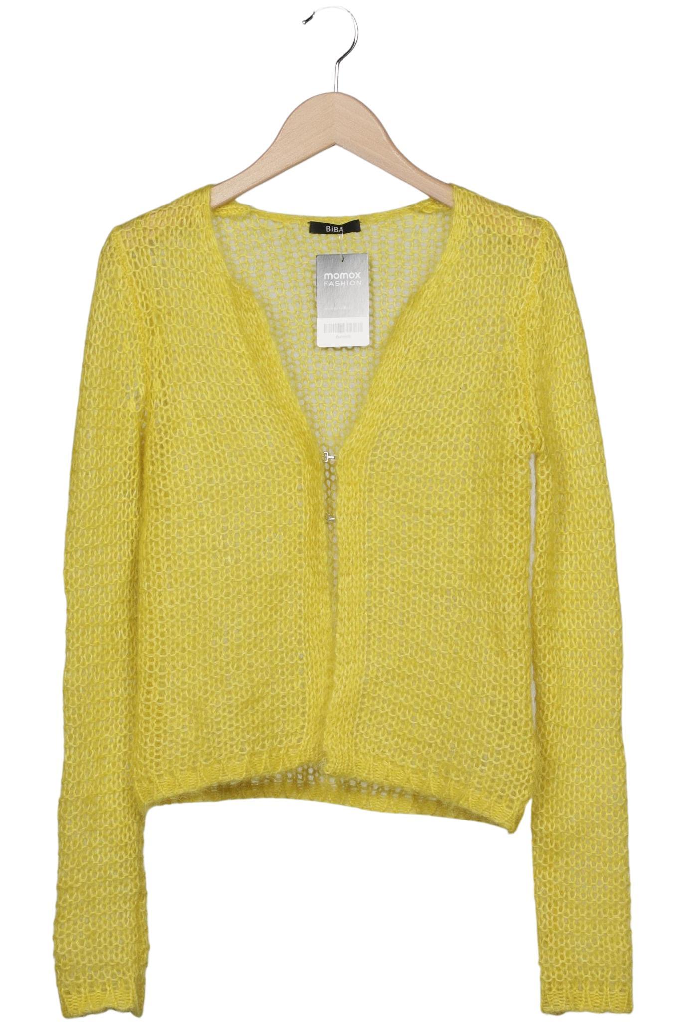 

BiBA Damen Strickjacke, gelb, Gr. 34