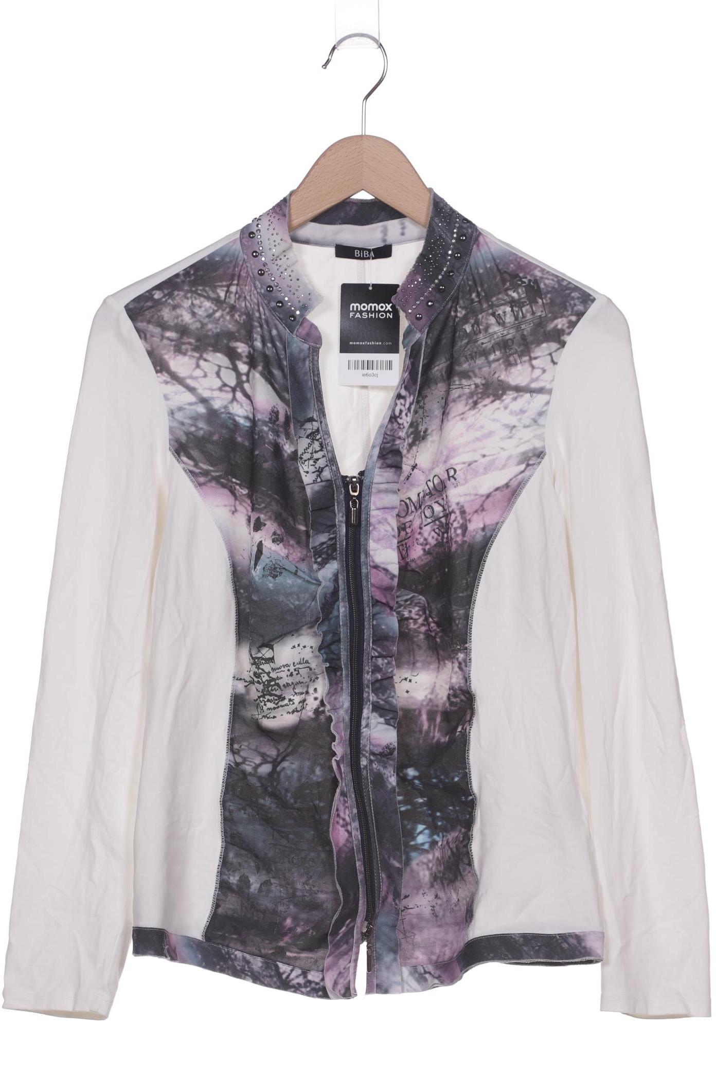 

BiBA Damen Strickjacke, weiß, Gr. 40