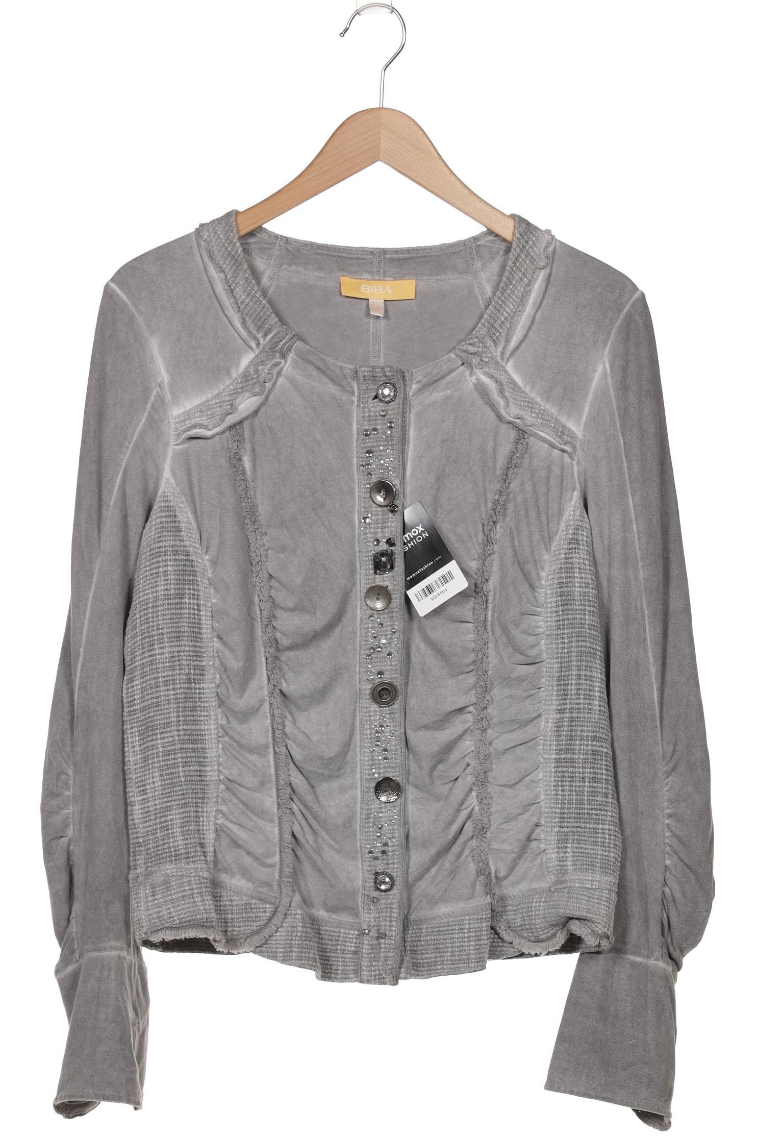 

BiBA Damen Strickjacke, grau, Gr. 42