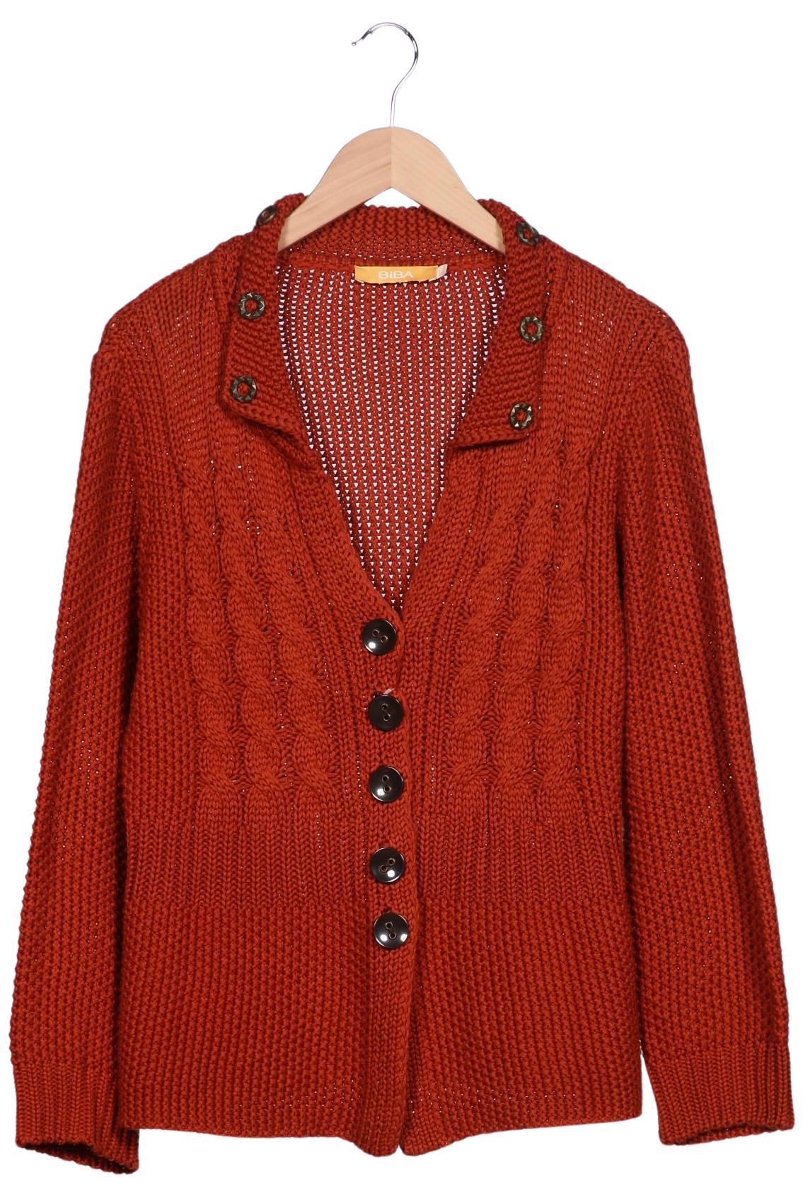 

BiBA Damen Strickjacke, orange, Gr. 42