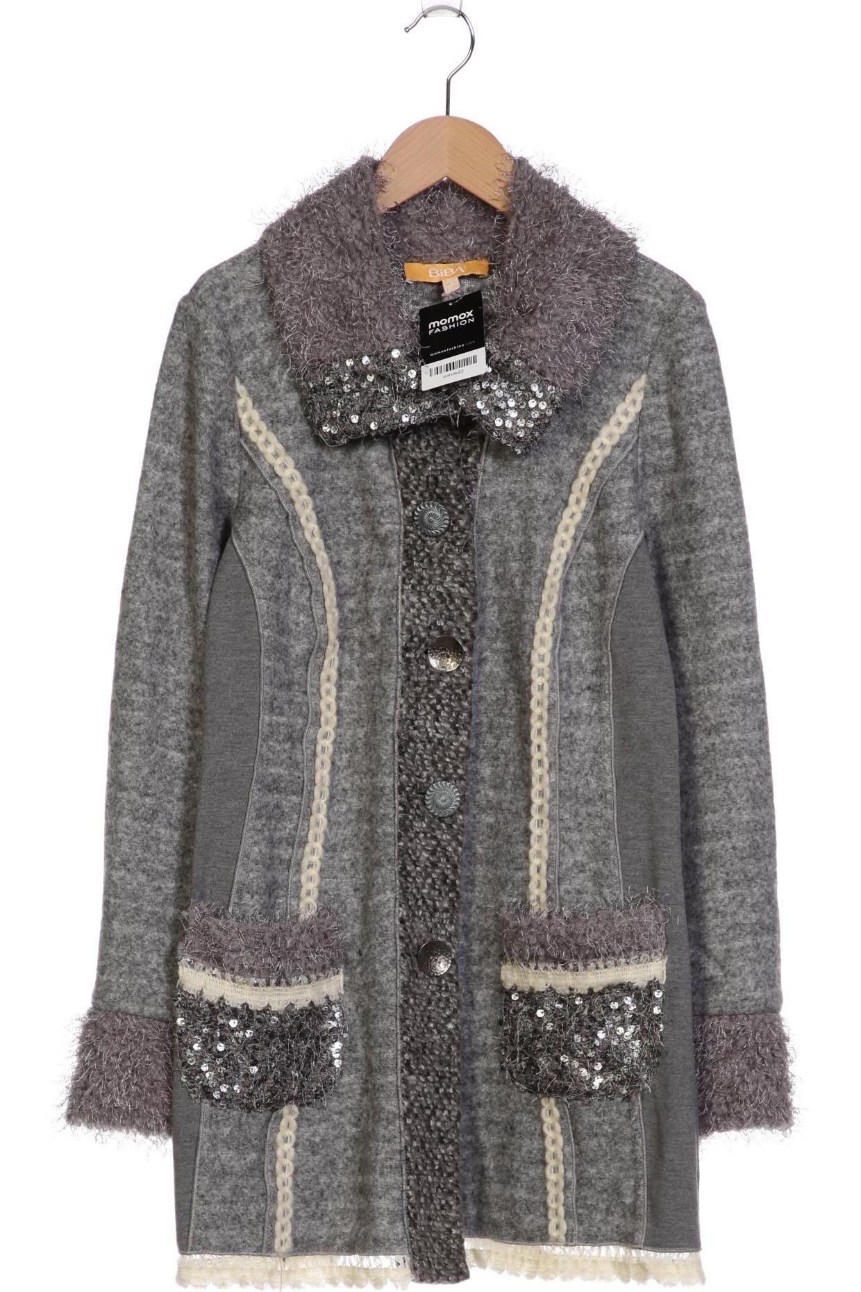 

BiBA Damen Strickjacke, grau, Gr. 34