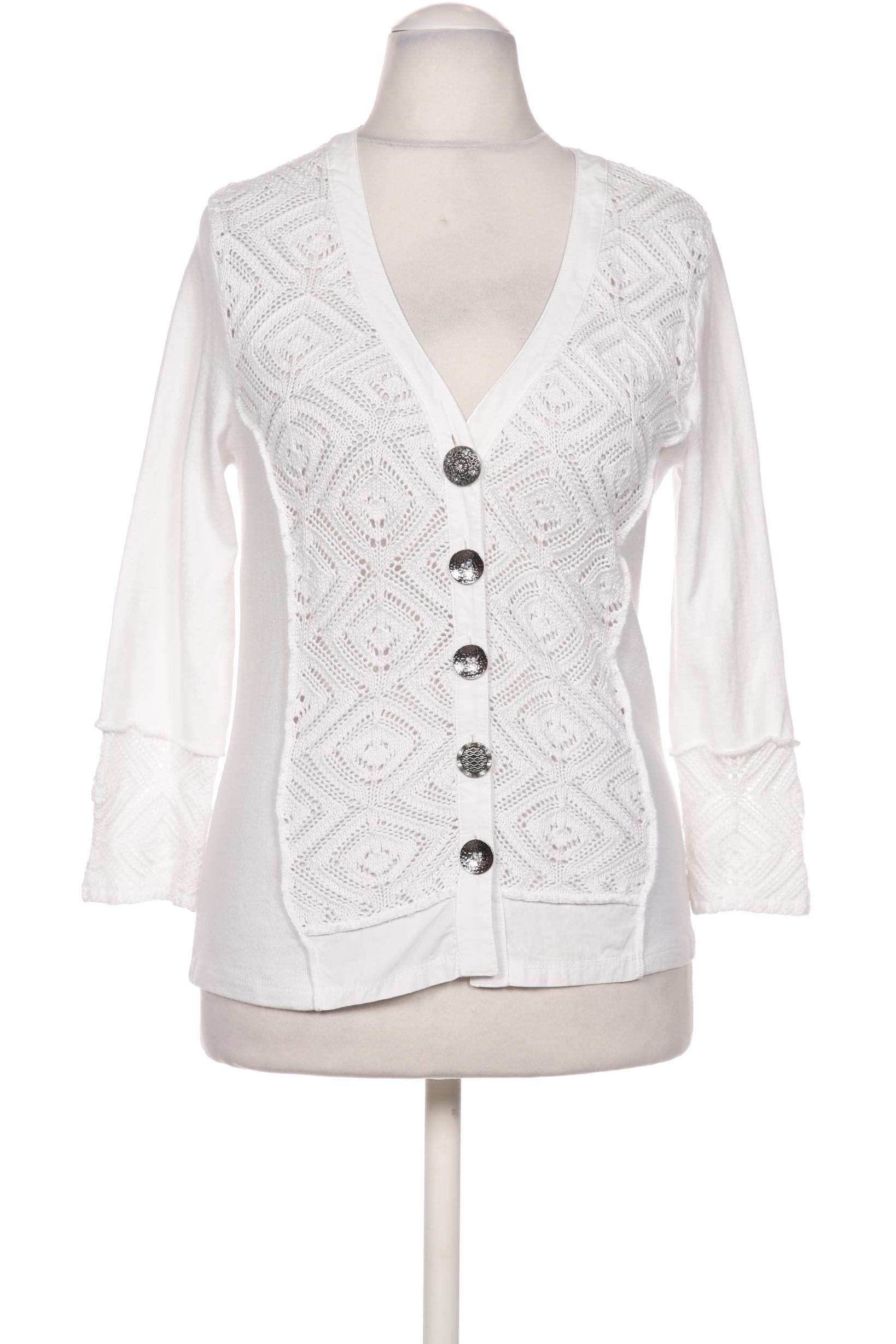 

BiBA Damen Strickjacke, weiß, Gr. 36