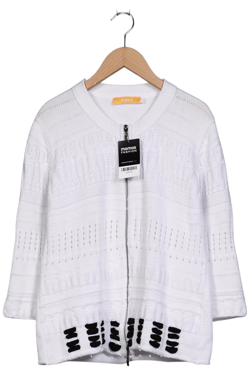 

BiBA Damen Strickjacke, weiß, Gr. 38