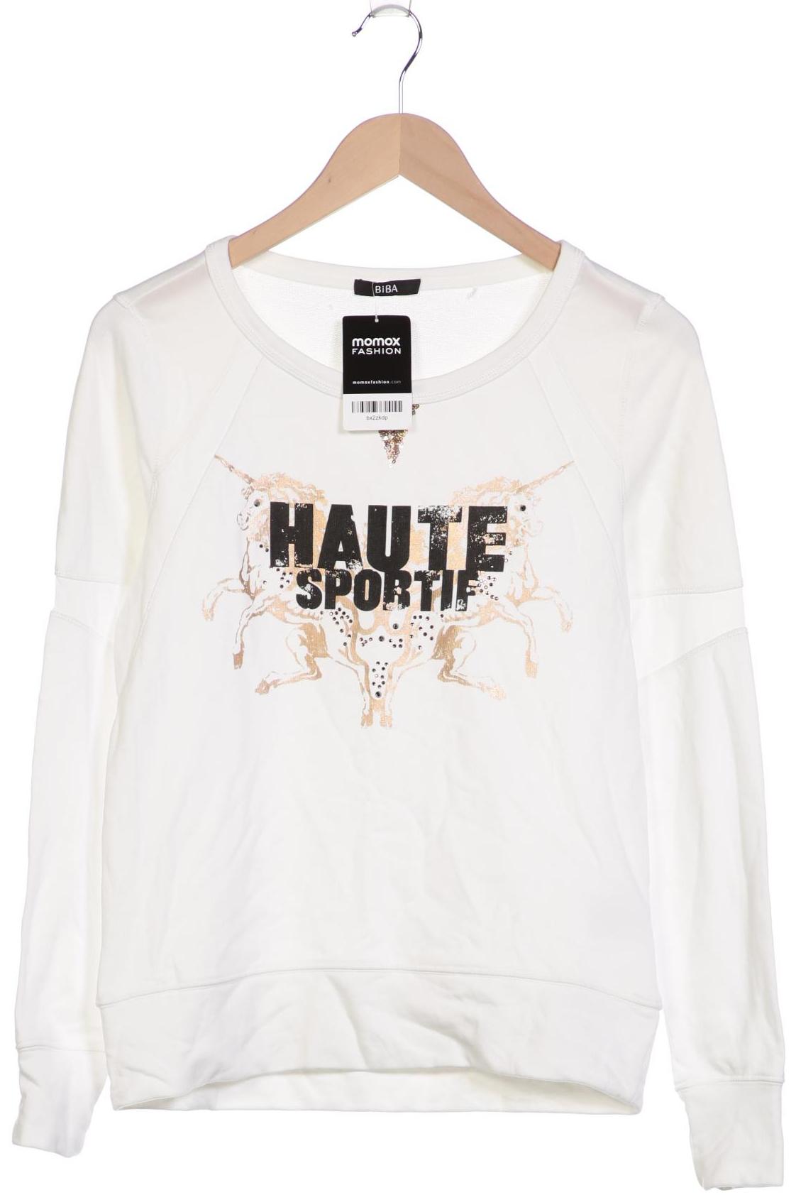 

BiBA Damen Sweatshirt, weiß, Gr. 34
