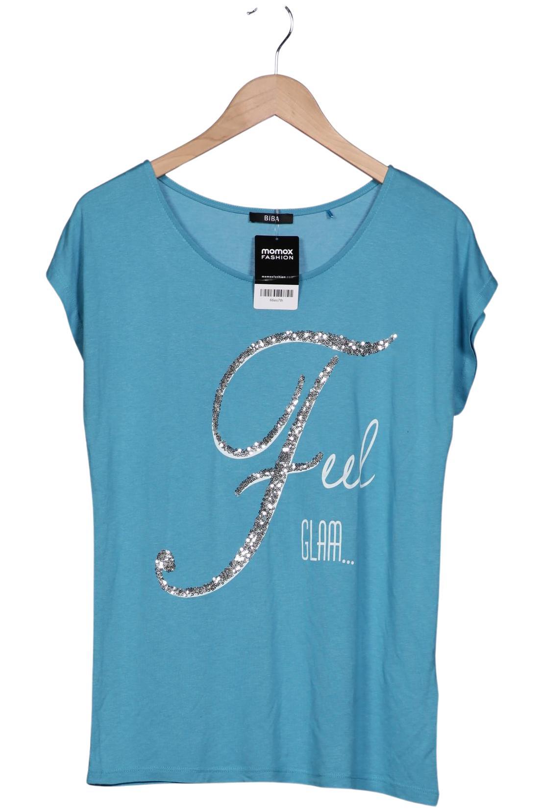 

BiBA Damen T-Shirt, blau, Gr. 36