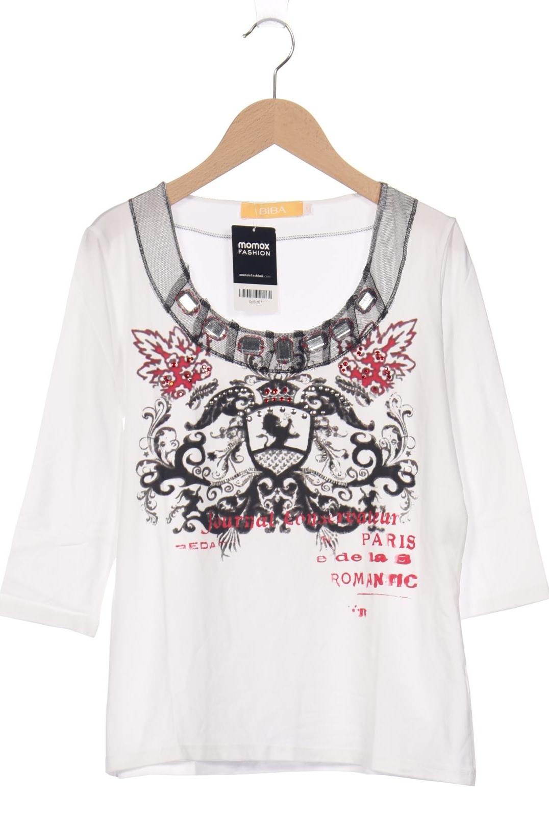 

BiBA Damen T-Shirt, weiß, Gr. 36