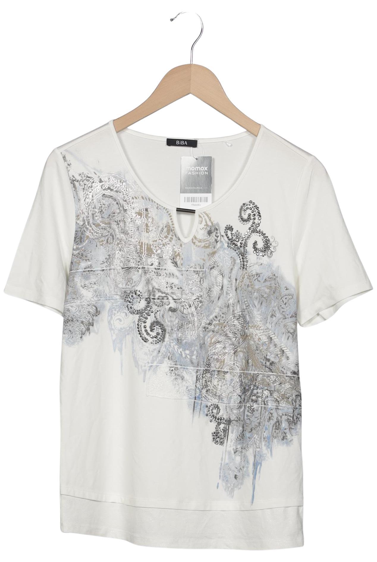 

BiBA Damen T-Shirt, weiß, Gr. 36