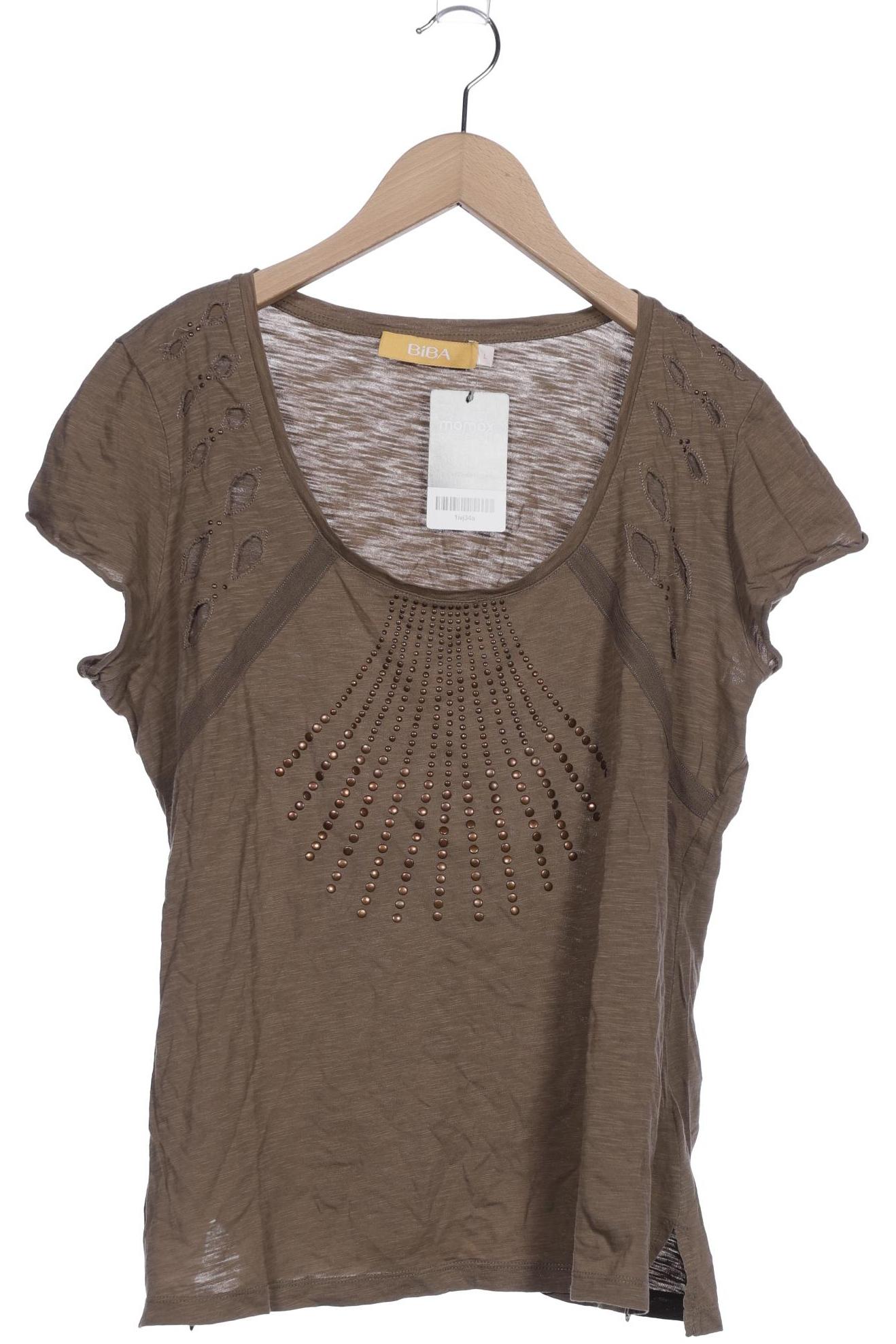 

BiBA Damen T-Shirt, braun, Gr. 42