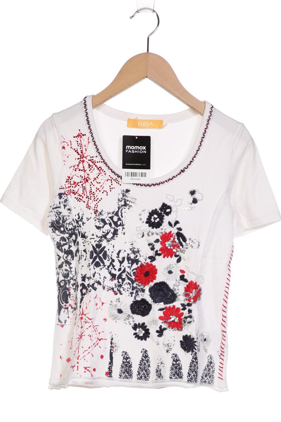 

BiBA Damen T-Shirt, weiß, Gr. 34