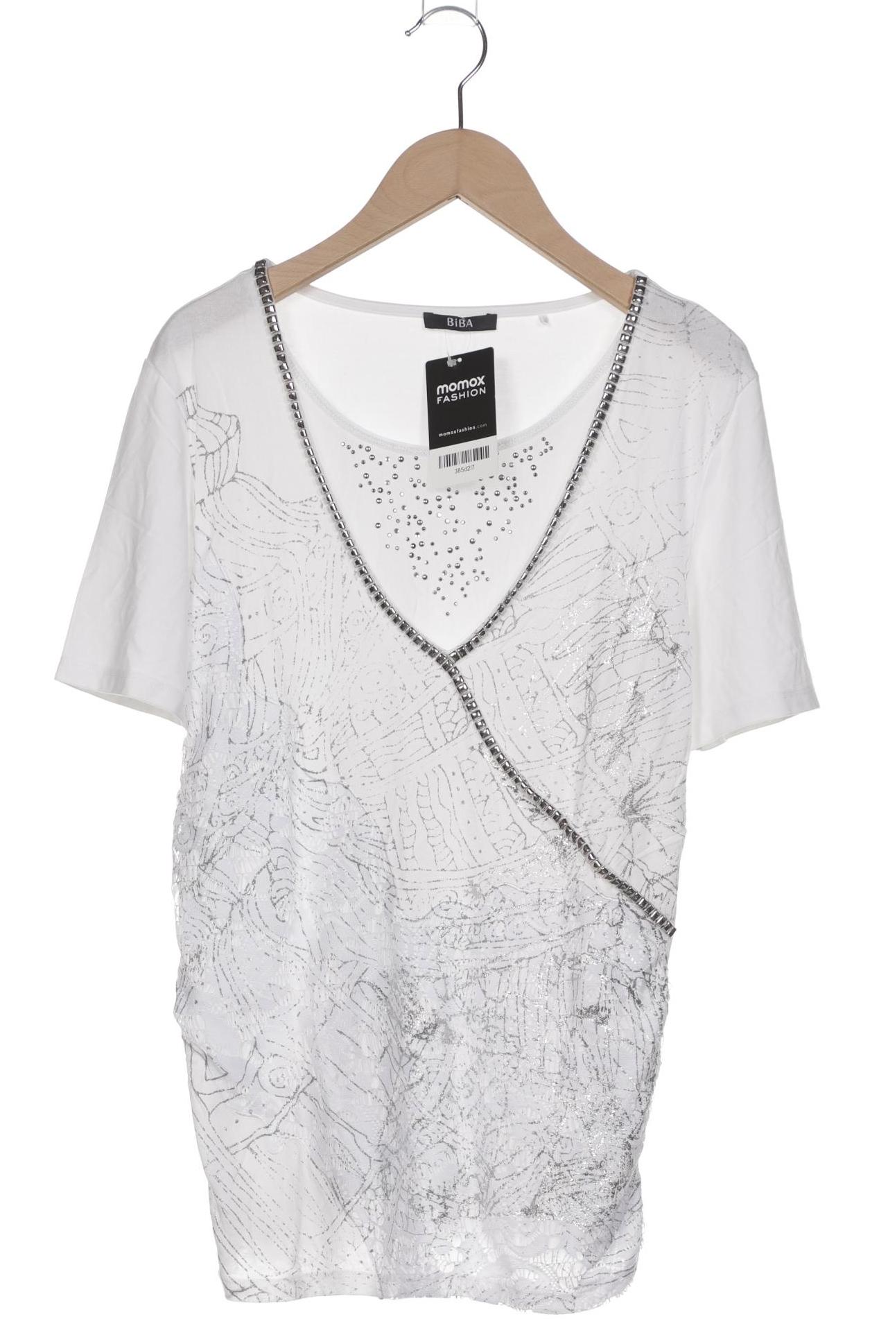 

BiBA Damen T-Shirt, weiß, Gr. 36