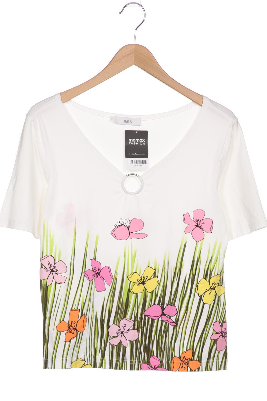 

BiBA Damen T-Shirt, weiß, Gr. 38