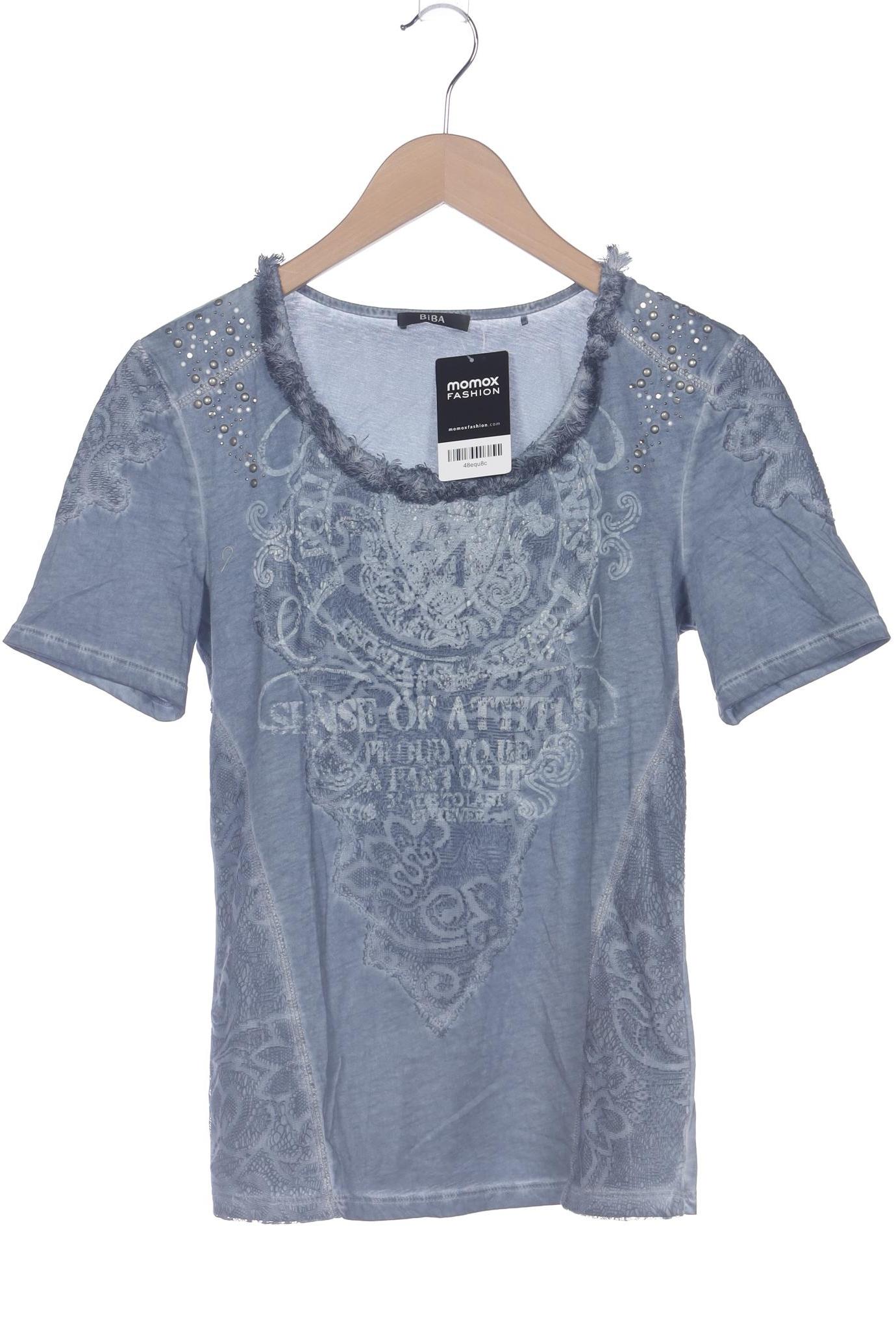 

BiBA Damen T-Shirt, blau, Gr. 34