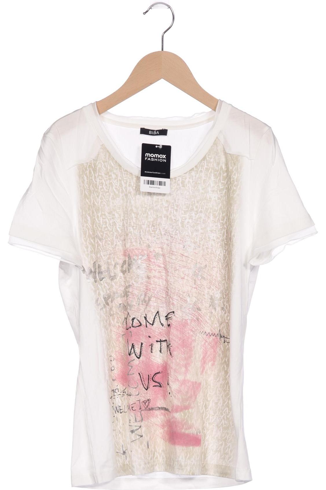 

BiBA Damen T-Shirt, weiß, Gr. 36