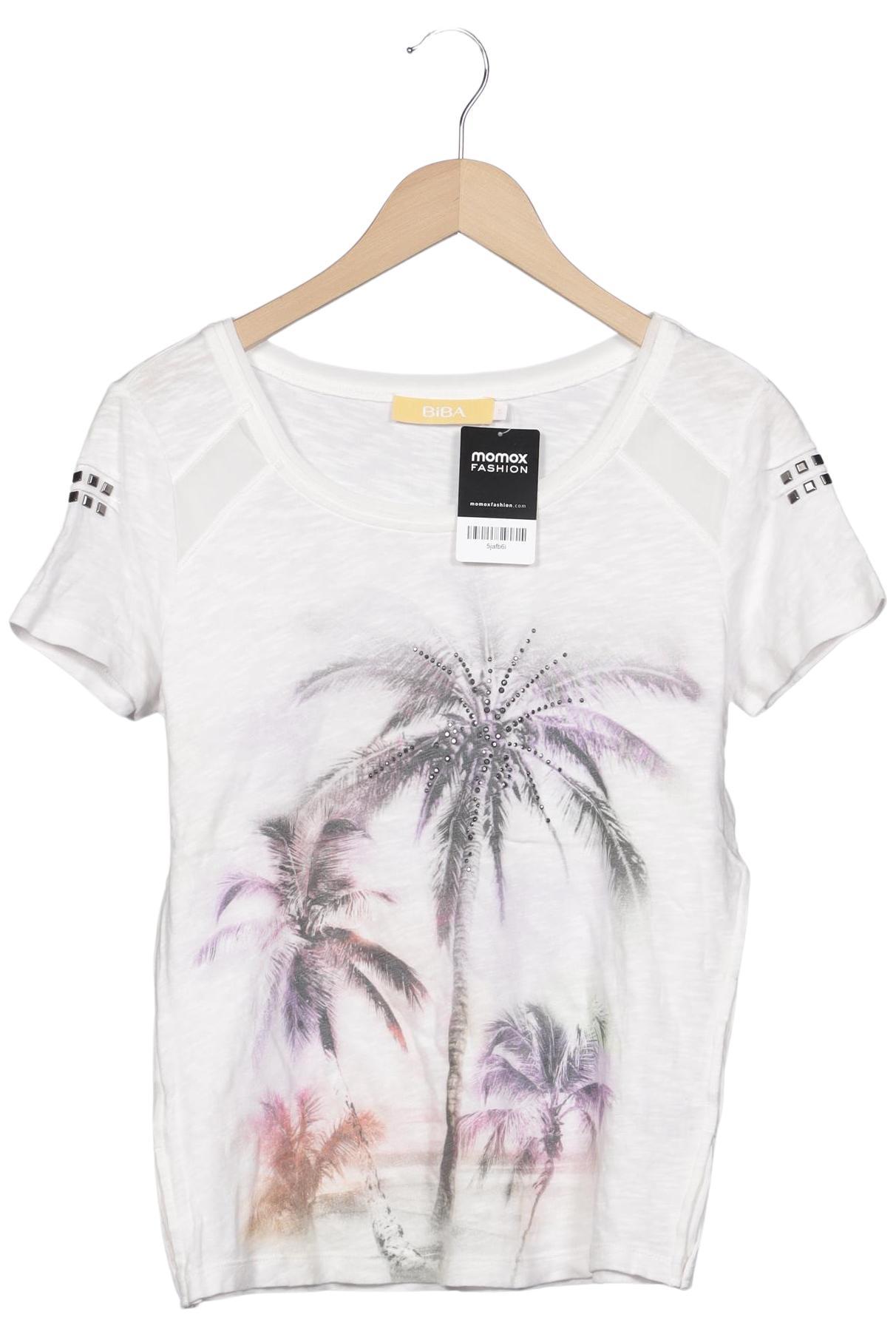 

BiBA Damen T-Shirt, weiß, Gr. 36