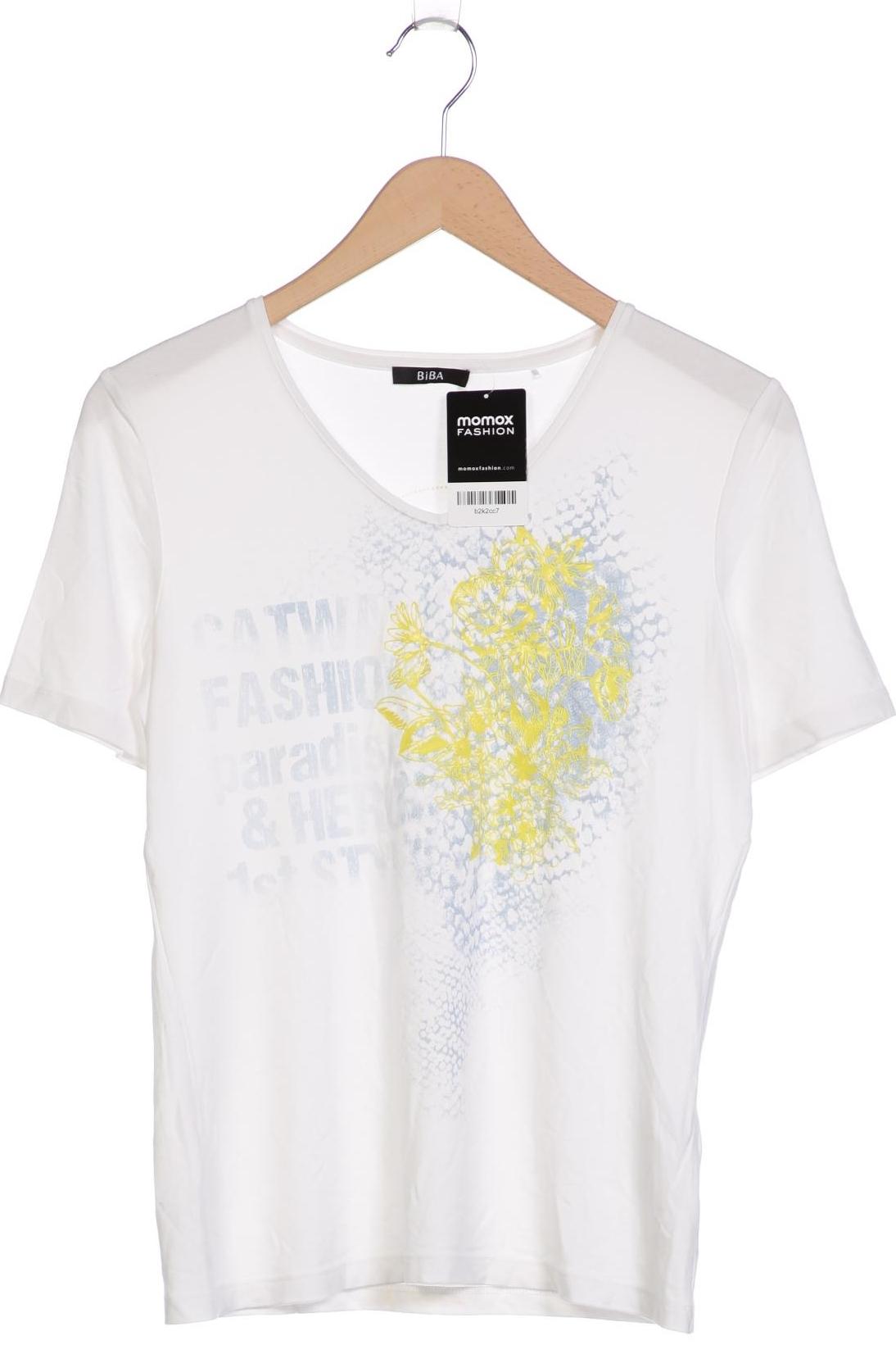 

BiBA Damen T-Shirt, weiß, Gr. 36