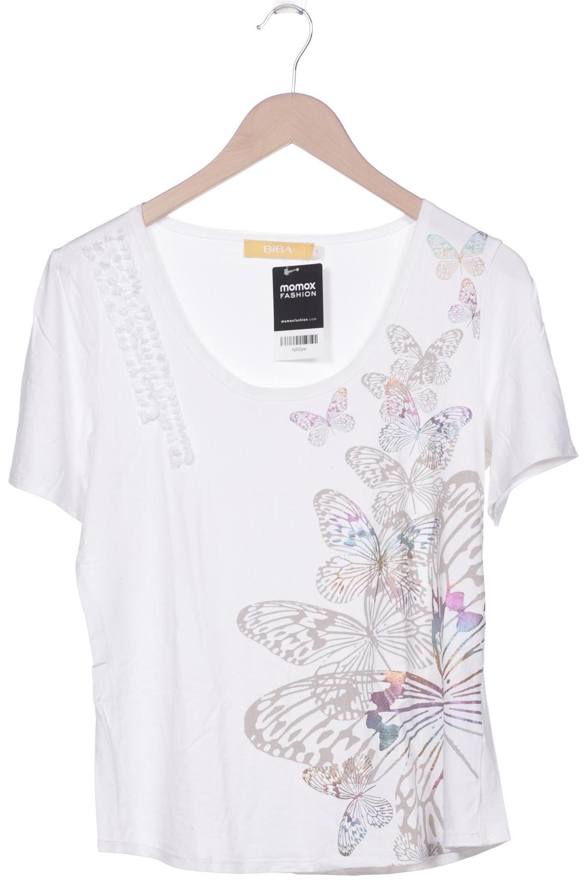 

BiBA Damen T-Shirt, weiß, Gr. 38