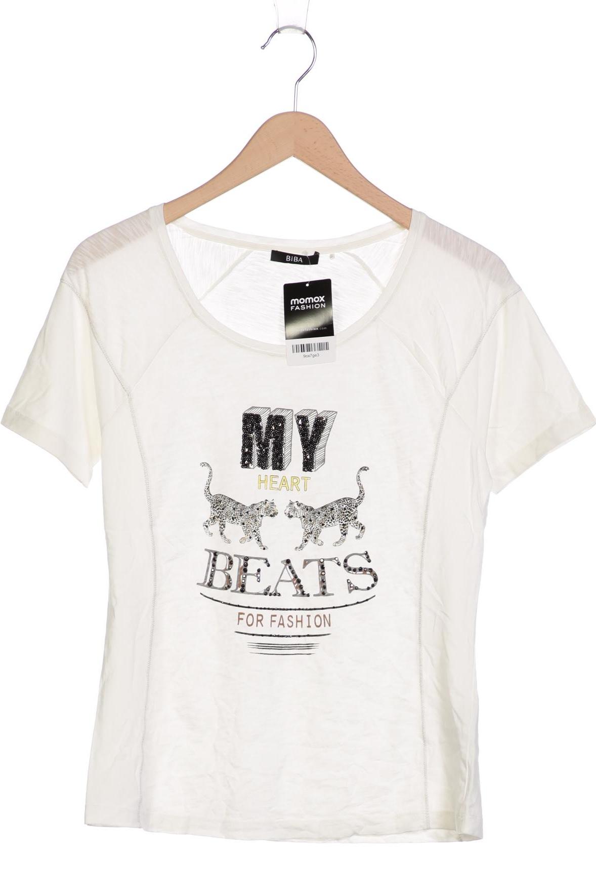 

BiBA Damen T-Shirt, weiß, Gr. 36