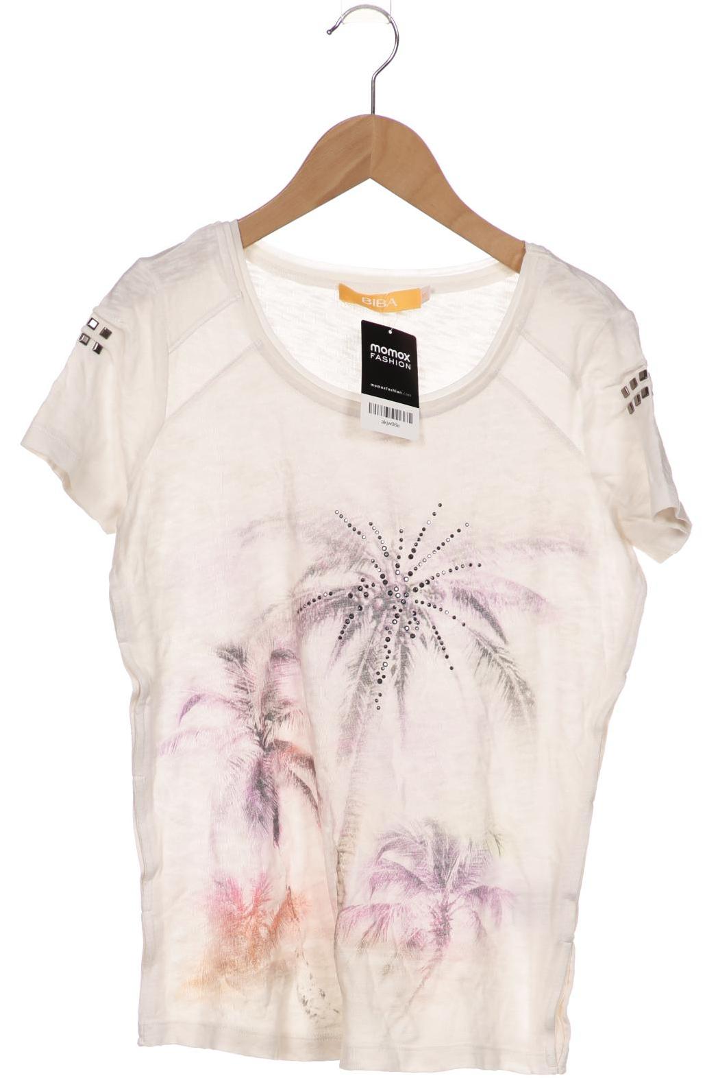 

BiBA Damen T-Shirt, weiß, Gr. 34