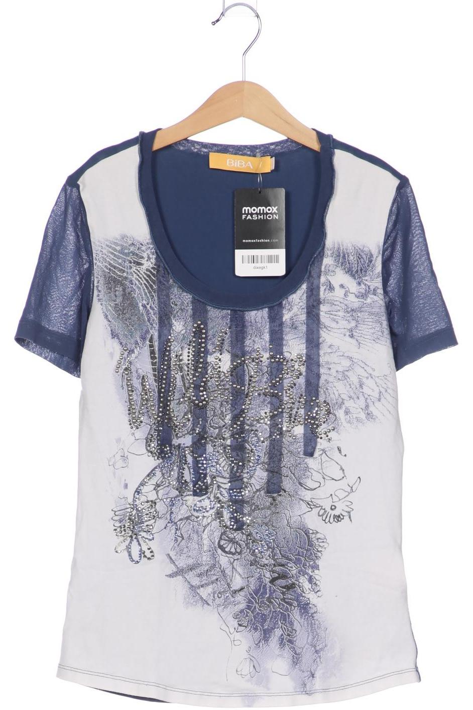 

BiBA Damen T-Shirt, blau, Gr. 34