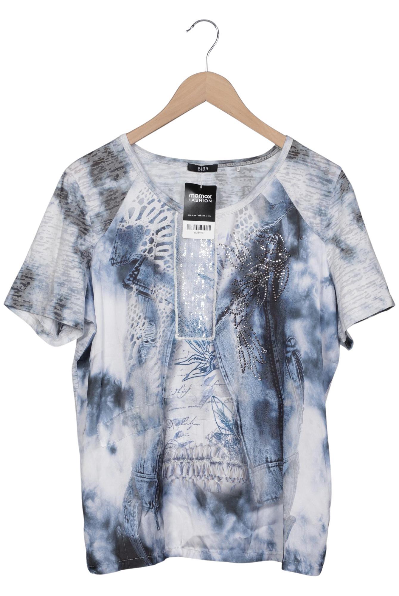 

BiBA Damen T-Shirt, blau, Gr. 42