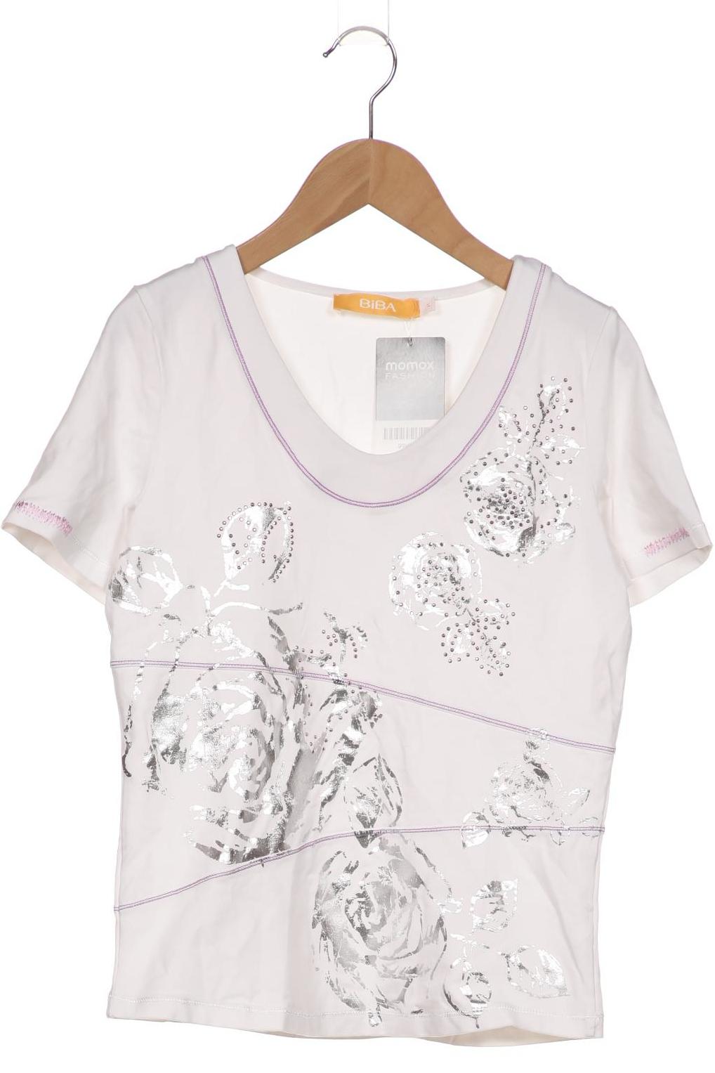 

BiBA Damen T-Shirt, weiß, Gr. 36