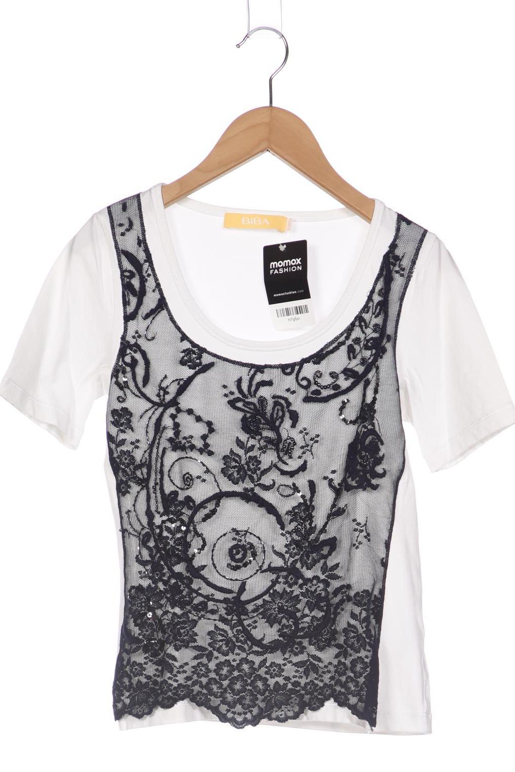 

BiBA Damen T-Shirt, weiß, Gr. 32