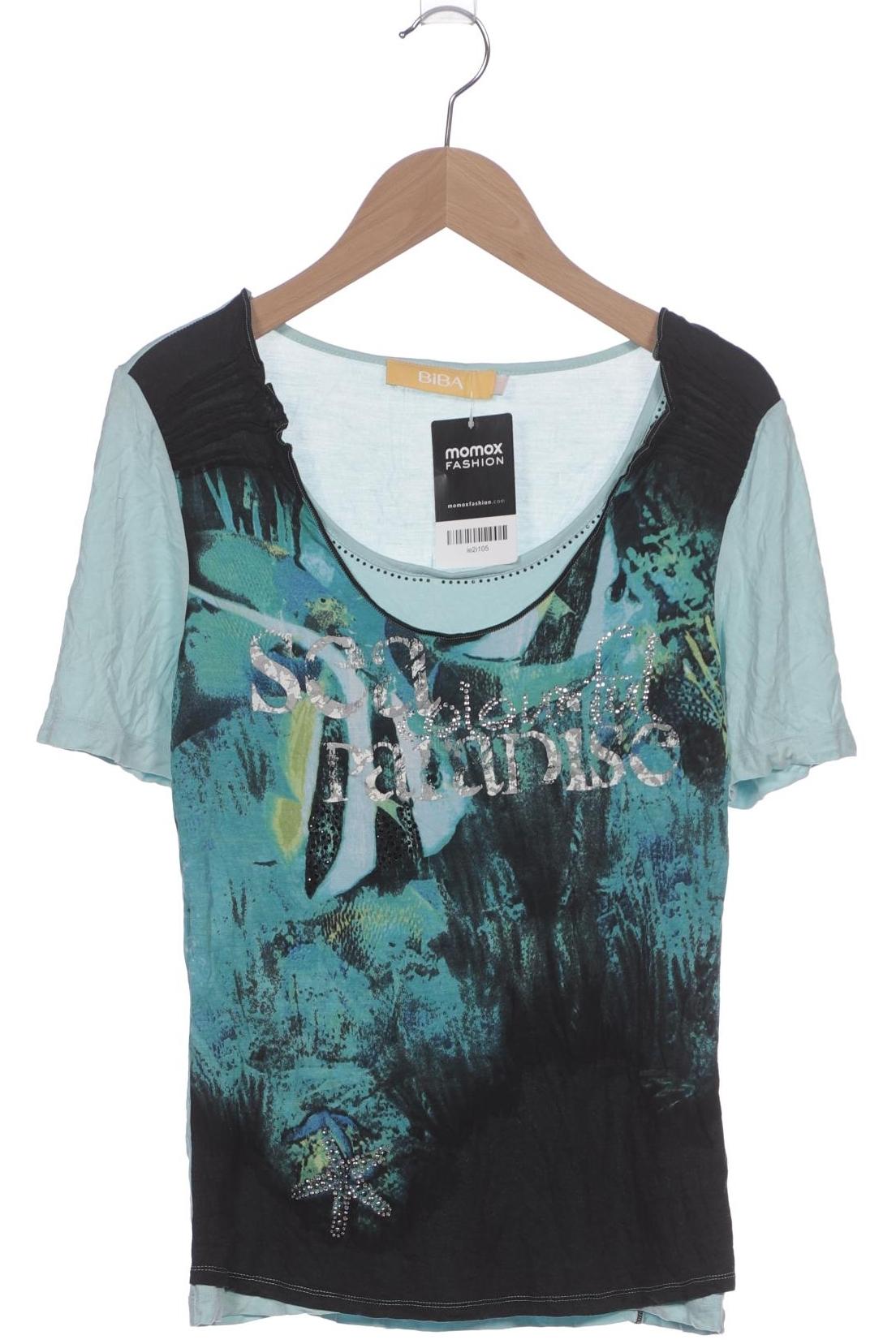

BiBA Damen T-Shirt, türkis, Gr. 36